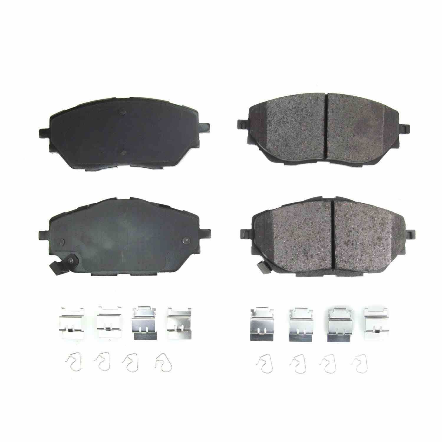 Power Stop 18-19 Toyota C-HR Front Z17 Evolution Ceramic Brake Pads w/Hardware 17-2065
