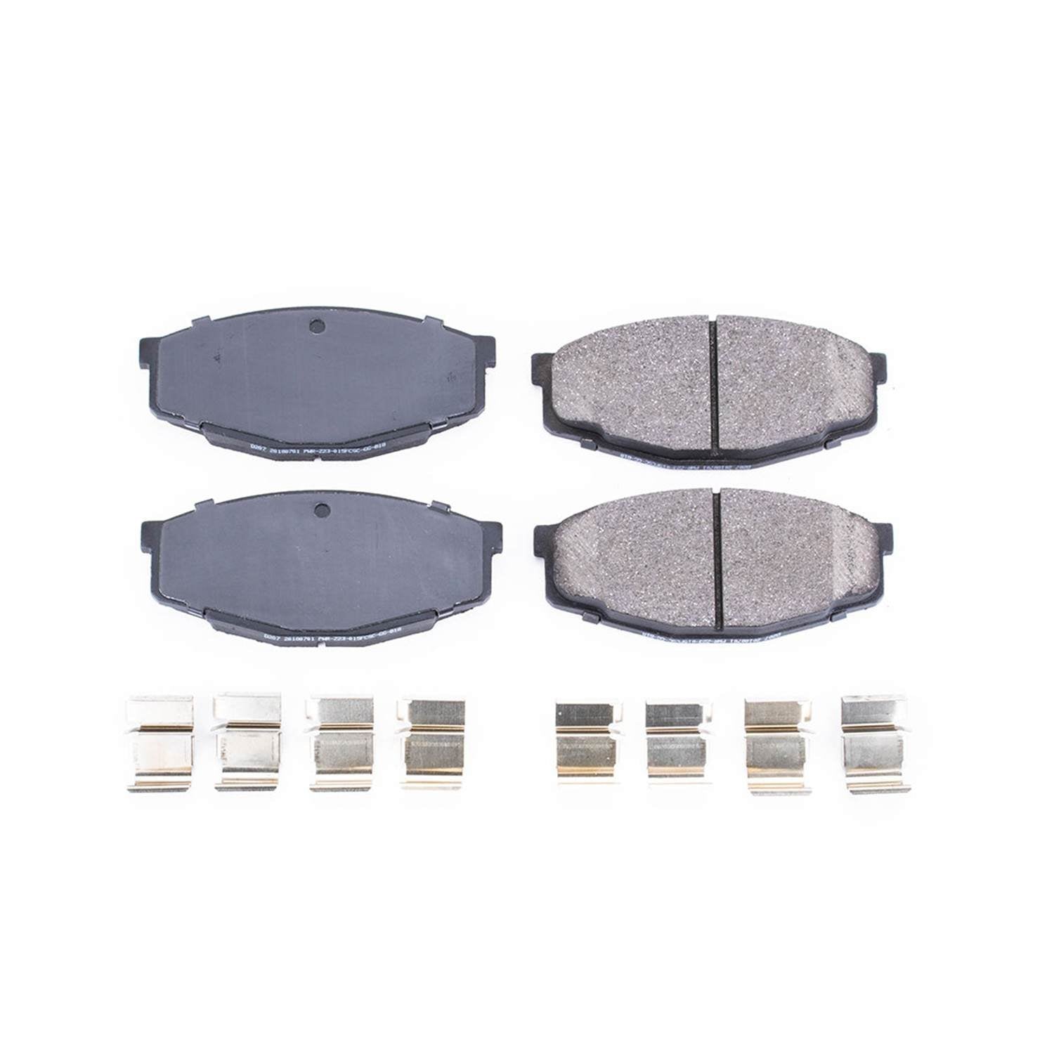Power Stop 87-95 Toyota Pickup Front Z17 Evolution Ceramic Brake Pads w/Hardware 17-207