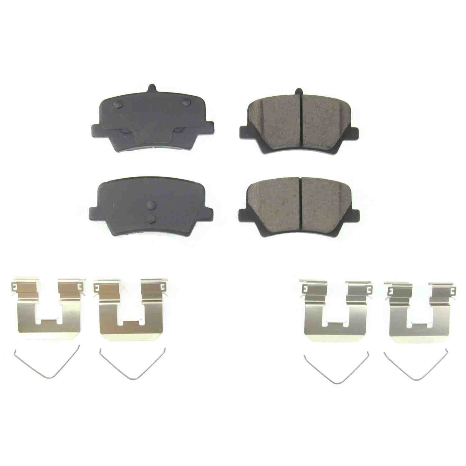 Power Stop 2019 Volvo XC40 Rear Z17 Evolution Ceramic Brake Pads w/Hardware 17-2136
