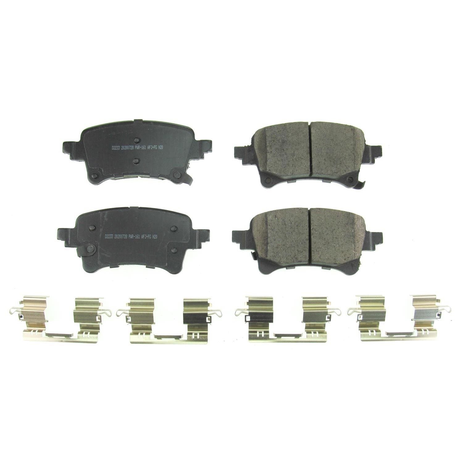 Power Stop 2020 Jeep Gladiator Rear Z17 Evolution Ceramic Brake Pads w/Hardware 17-2233
