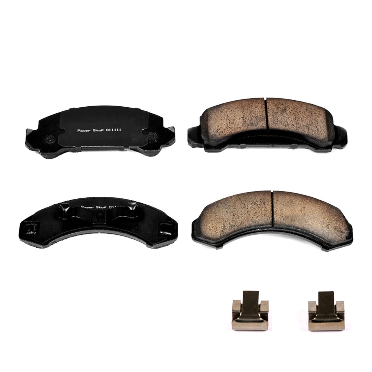 Power Stop 87-97 Ford Aerostar Front Z17 Evolution Ceramic Brake Pads w/Hardware 17-249