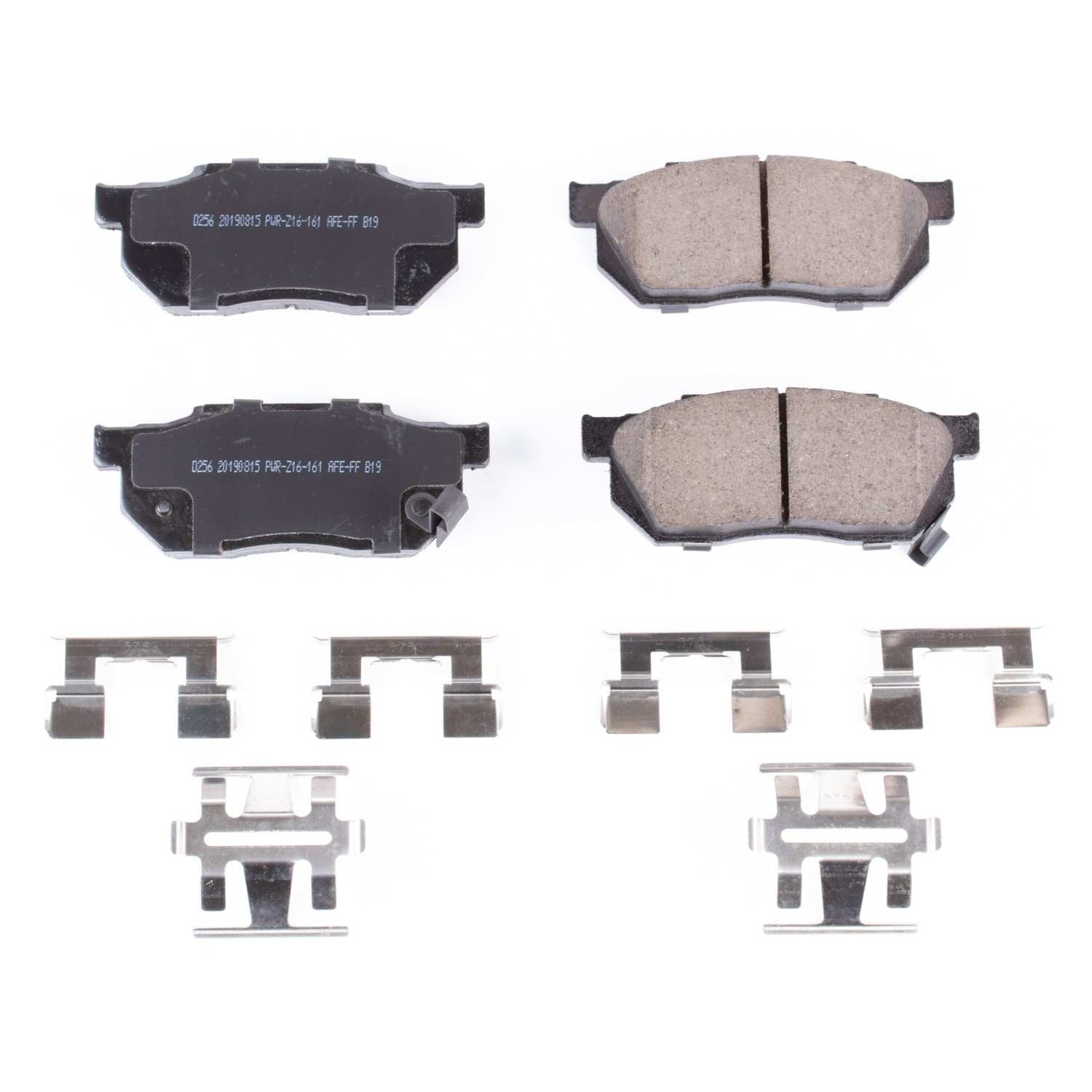 Power Stop 88-91 Honda CRX Front Z17 Evolution Ceramic Brake Pads w/Hardware 17-256