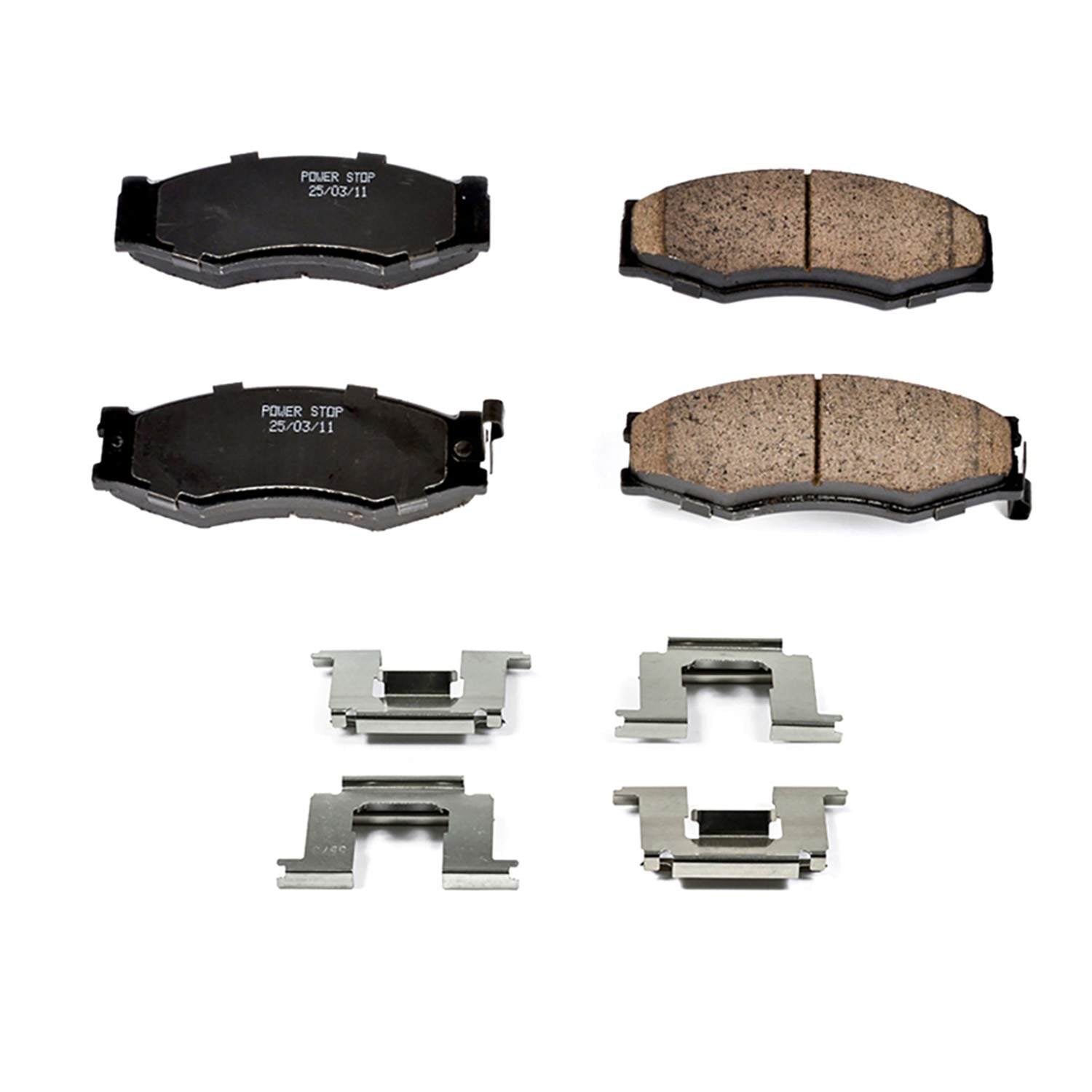 Power Stop 90-92 Infiniti M30 Front Z17 Evolution Ceramic Brake Pads w/Hardware 17-266