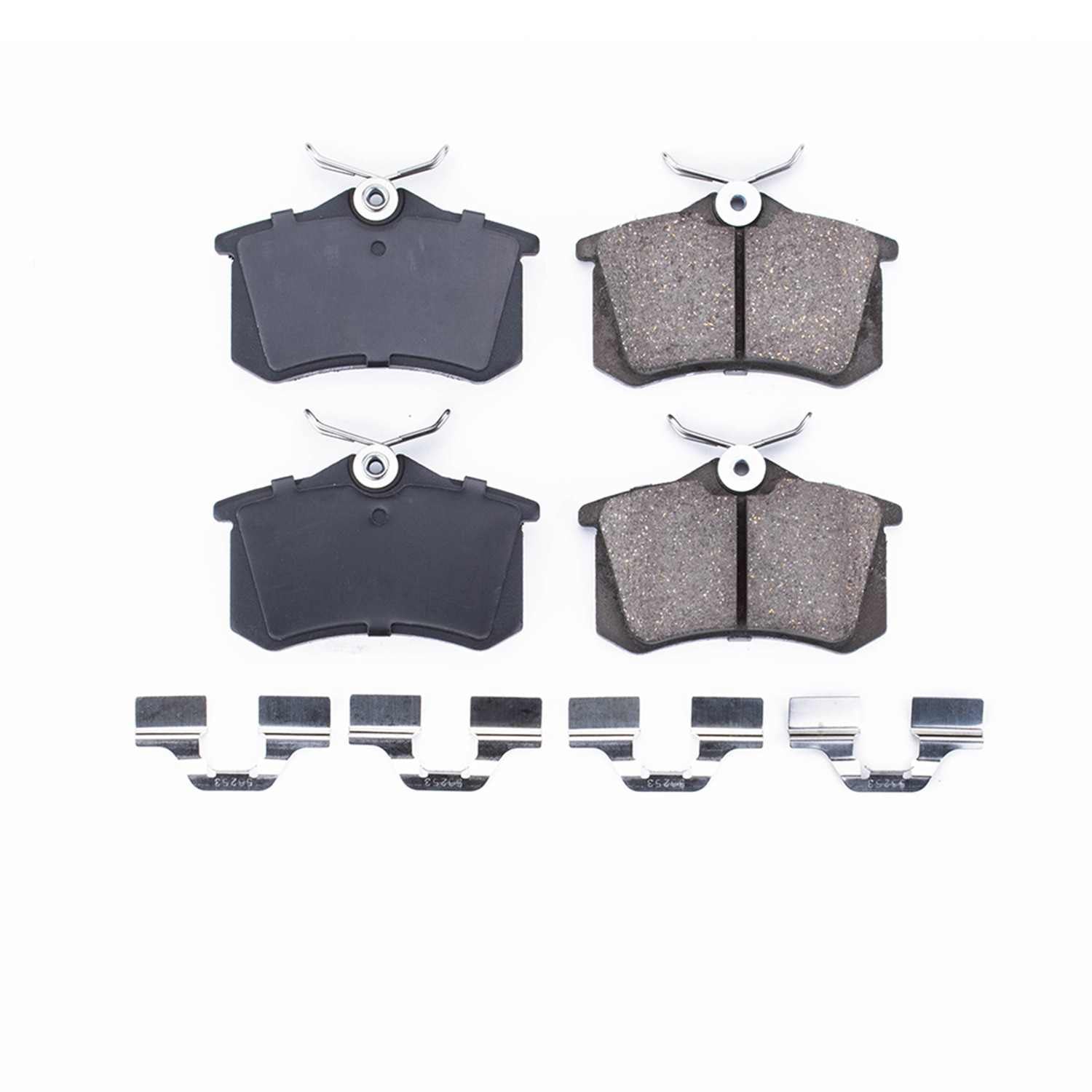 Power Stop 10-13 Audi A3 Rear Z17 Evolution Ceramic Brake Pads w/Hardware 17-340
