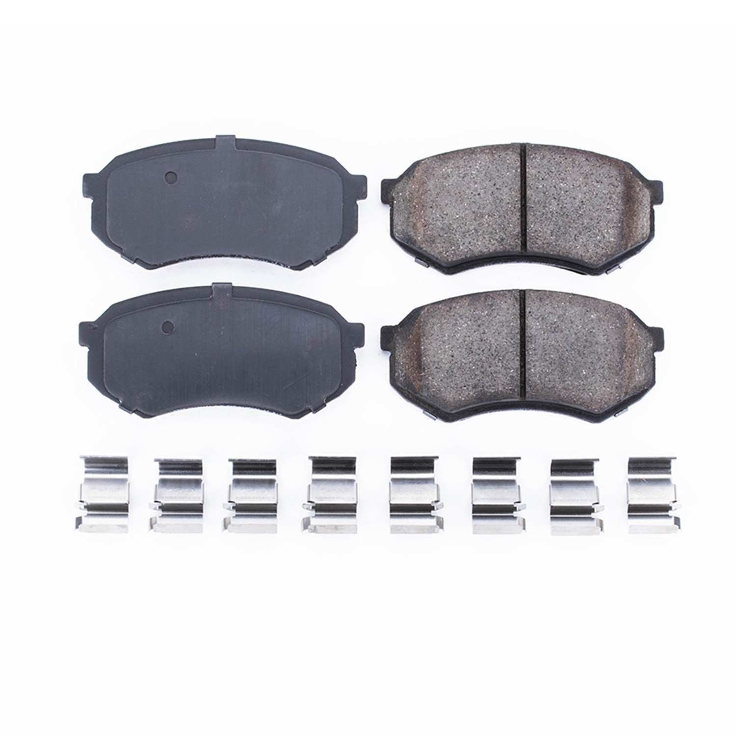 Power Stop 88-91 Mazda 929 Front Z17 Evolution Ceramic Brake Pads w/Hardware 17-389
