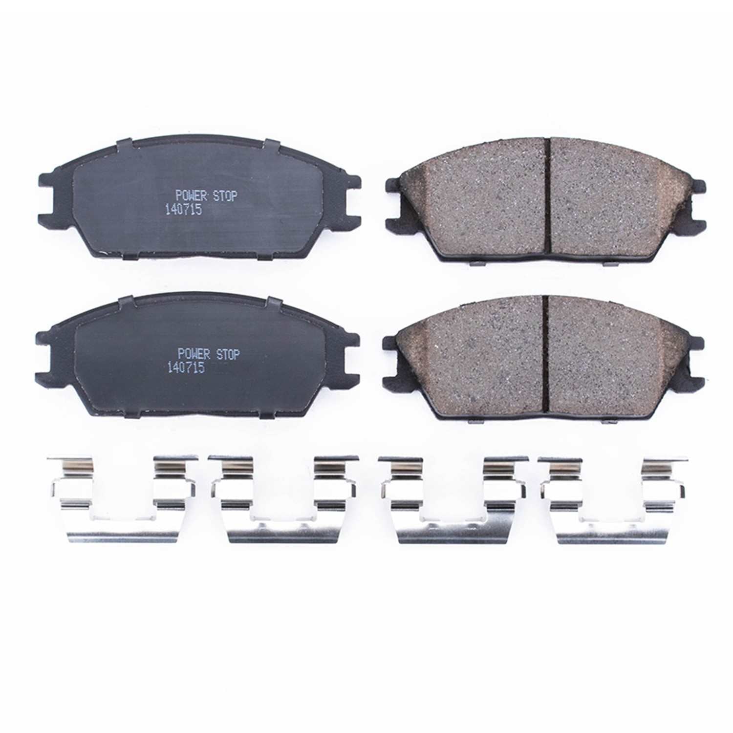 Power Stop 95-05 Hyundai Accent Front Z17 Evolution Ceramic Brake Pads w/Hardware 17-404