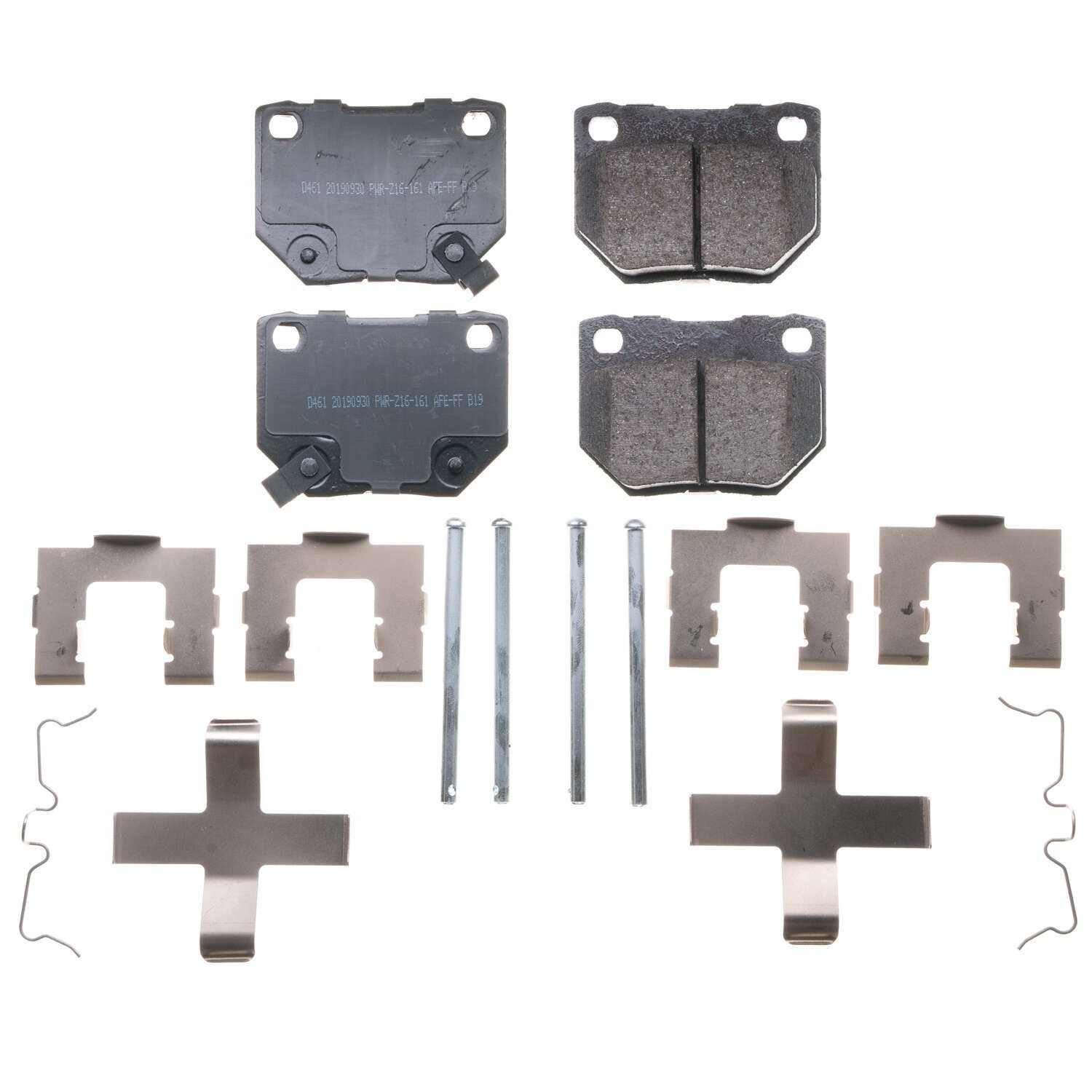Power Stop 90-96 Nissan 300ZX Rear Z17 Evolution Ceramic Brake Pads w/Hardware 17-461