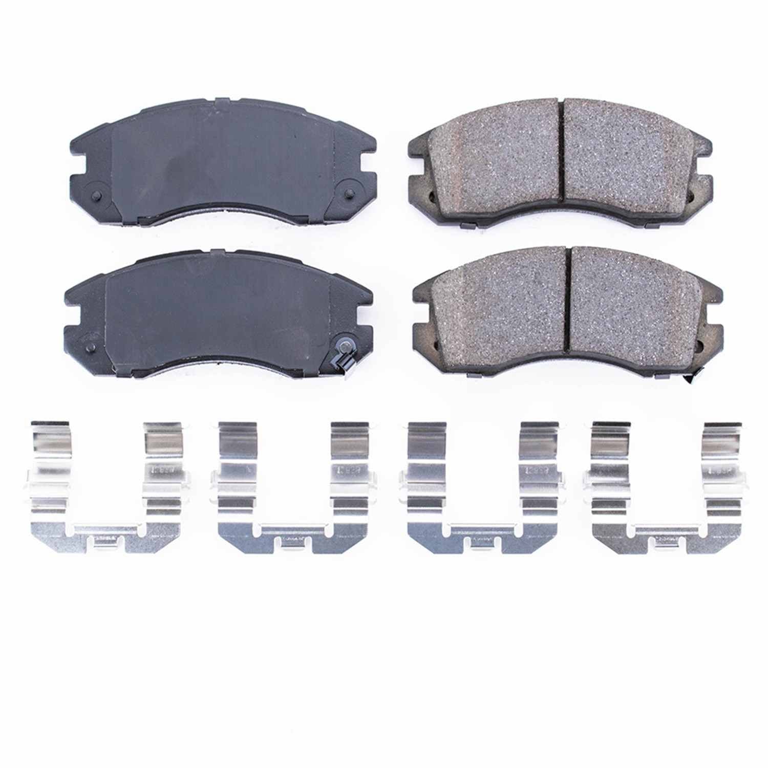 Power Stop 93-96 Subaru Impreza Front Z17 Evolution Ceramic Brake Pads w/Hardware 17-470