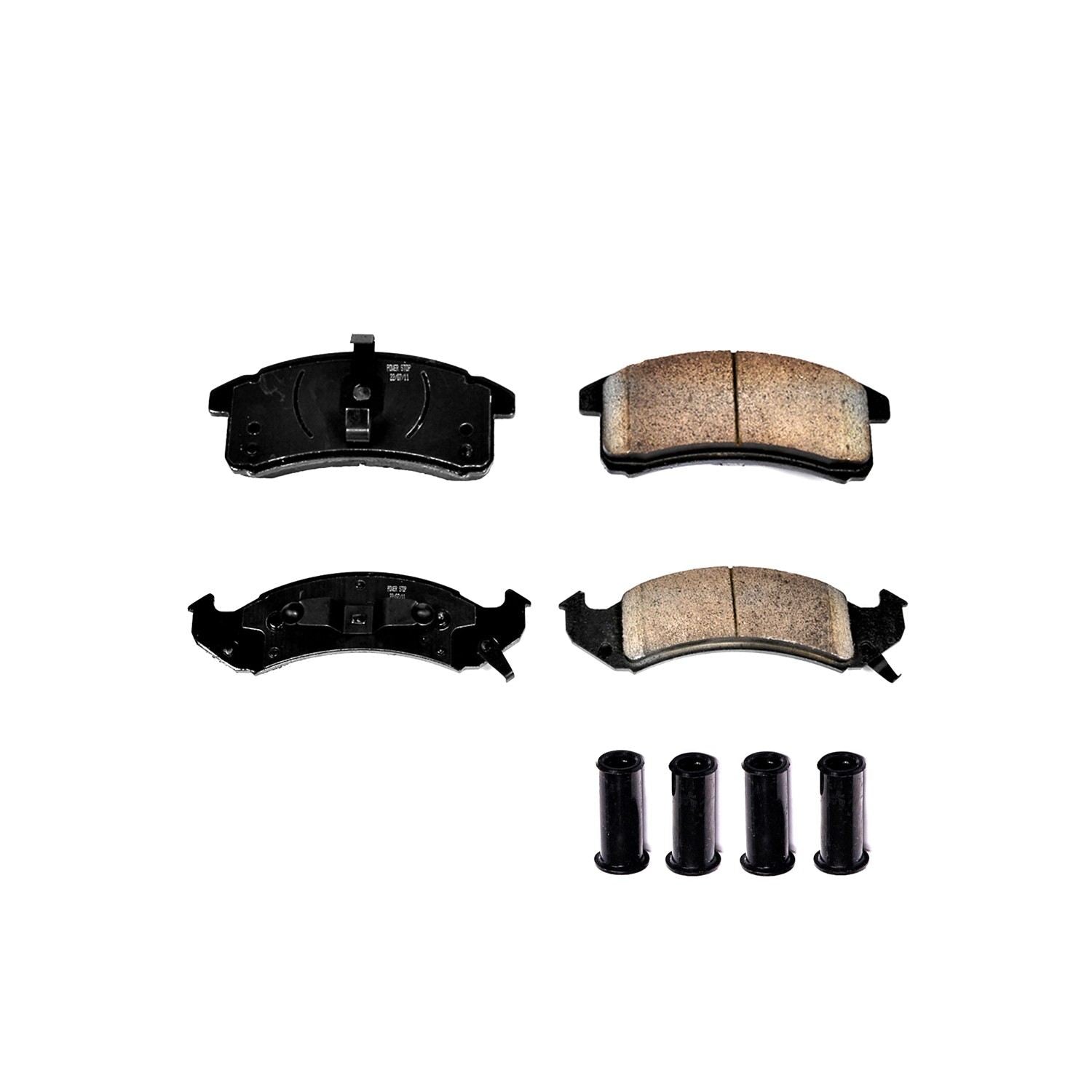Power Stop 92-93 Buick LeSabre Front Z17 Evolution Ceramic Brake Pads w/Hardware 17-505