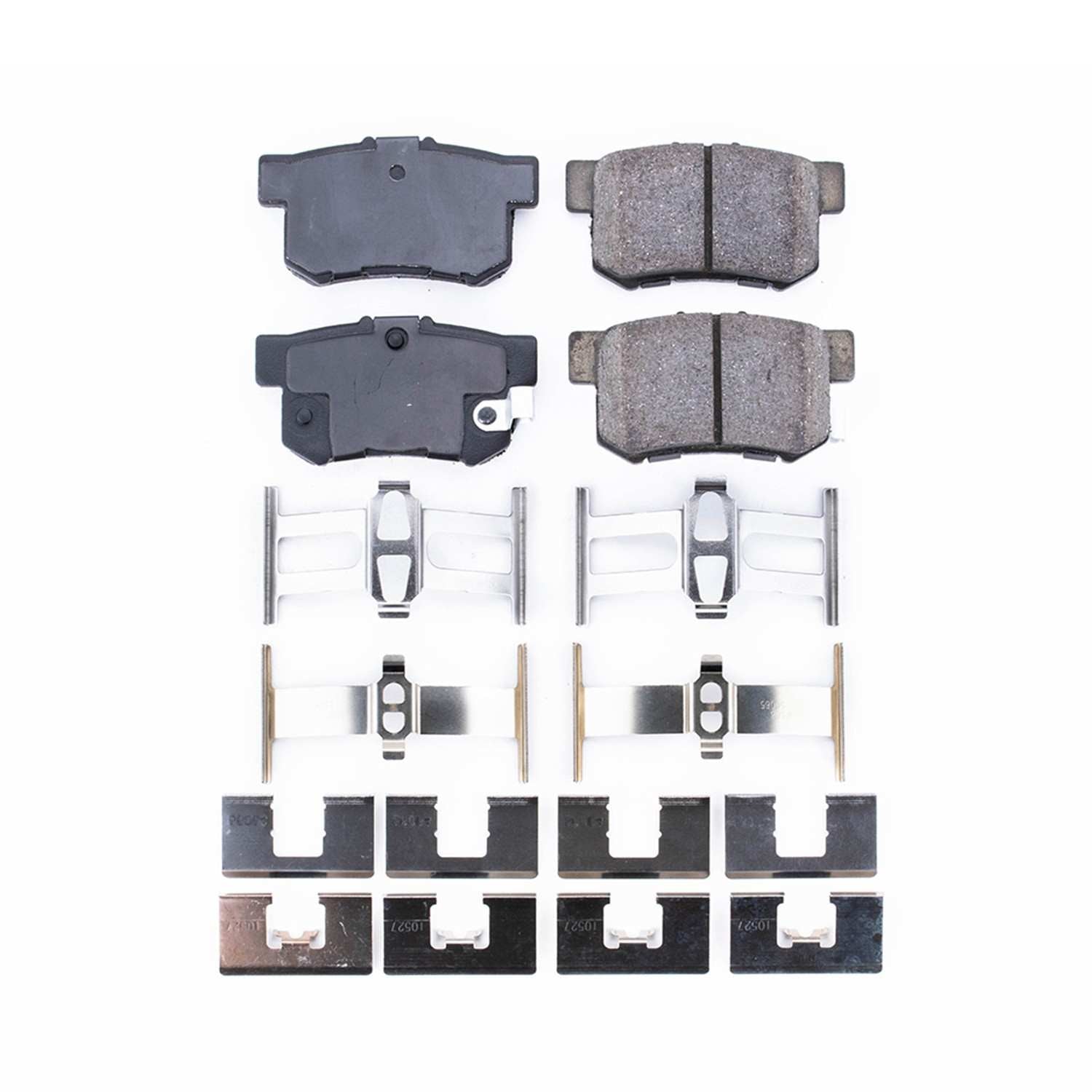Power Stop 97-99 Acura CL Rear Z17 Evolution Ceramic Brake Pads w/Hardware 17-537
