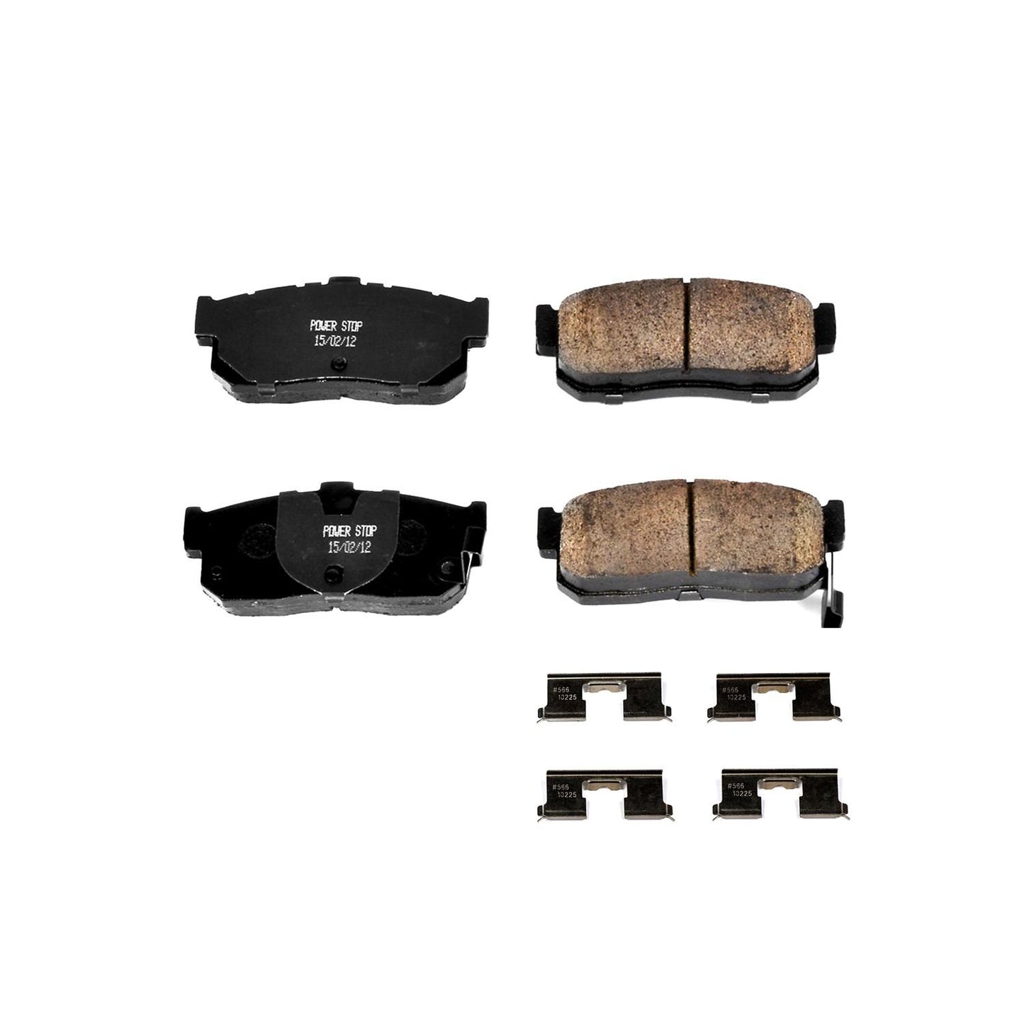 Power Stop 91-96 Infiniti G20 Rear Z17 Evolution Ceramic Brake Pads w/Hardware 17-540