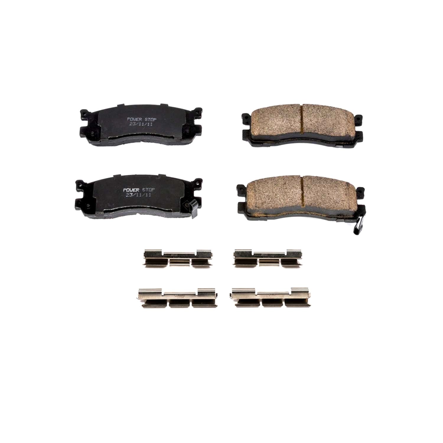 Power Stop 92-95 Mazda 929 Rear Z17 Evolution Ceramic Brake Pads w/Hardware 17-553