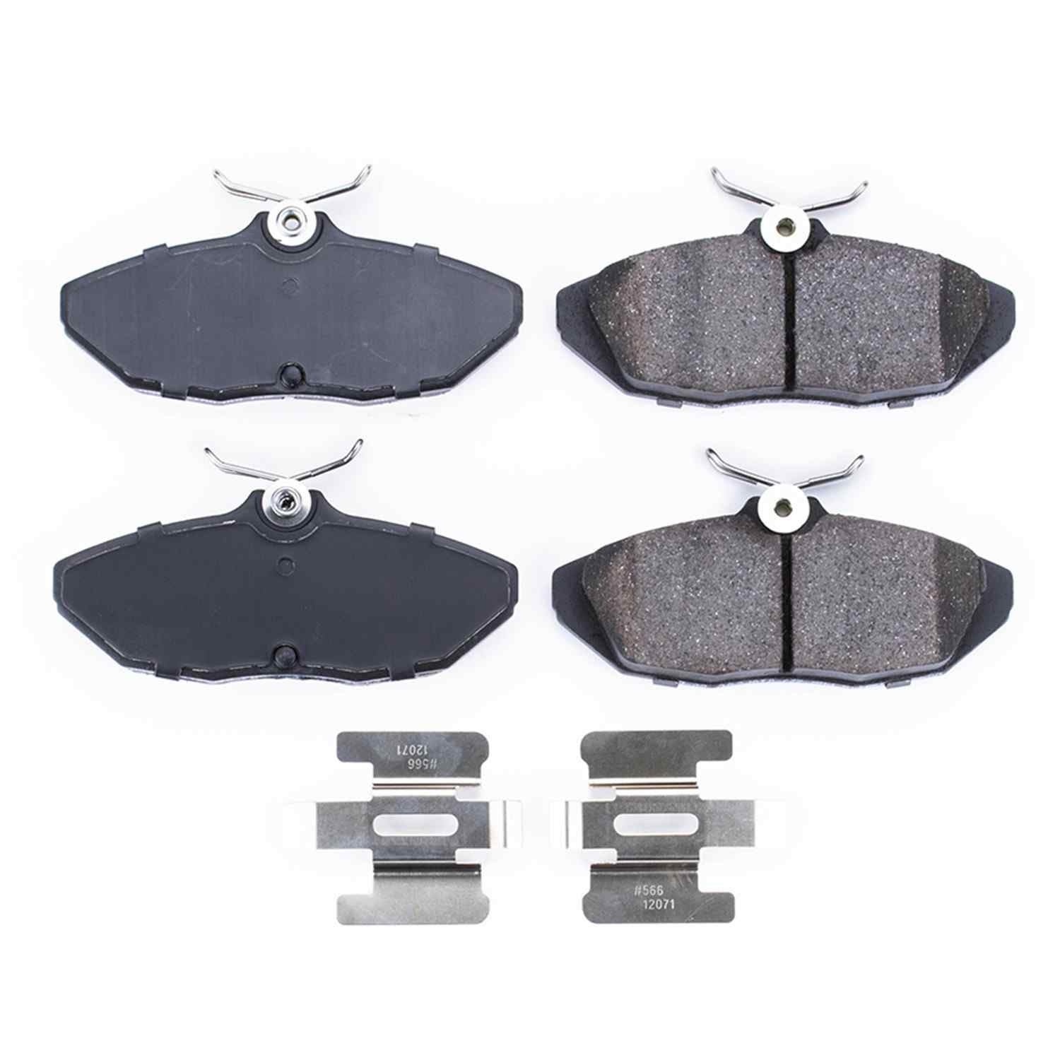 Power Stop 01-02 Dodge Viper Rear Z17 Evolution Ceramic Brake Pads w/Hardware 17-599