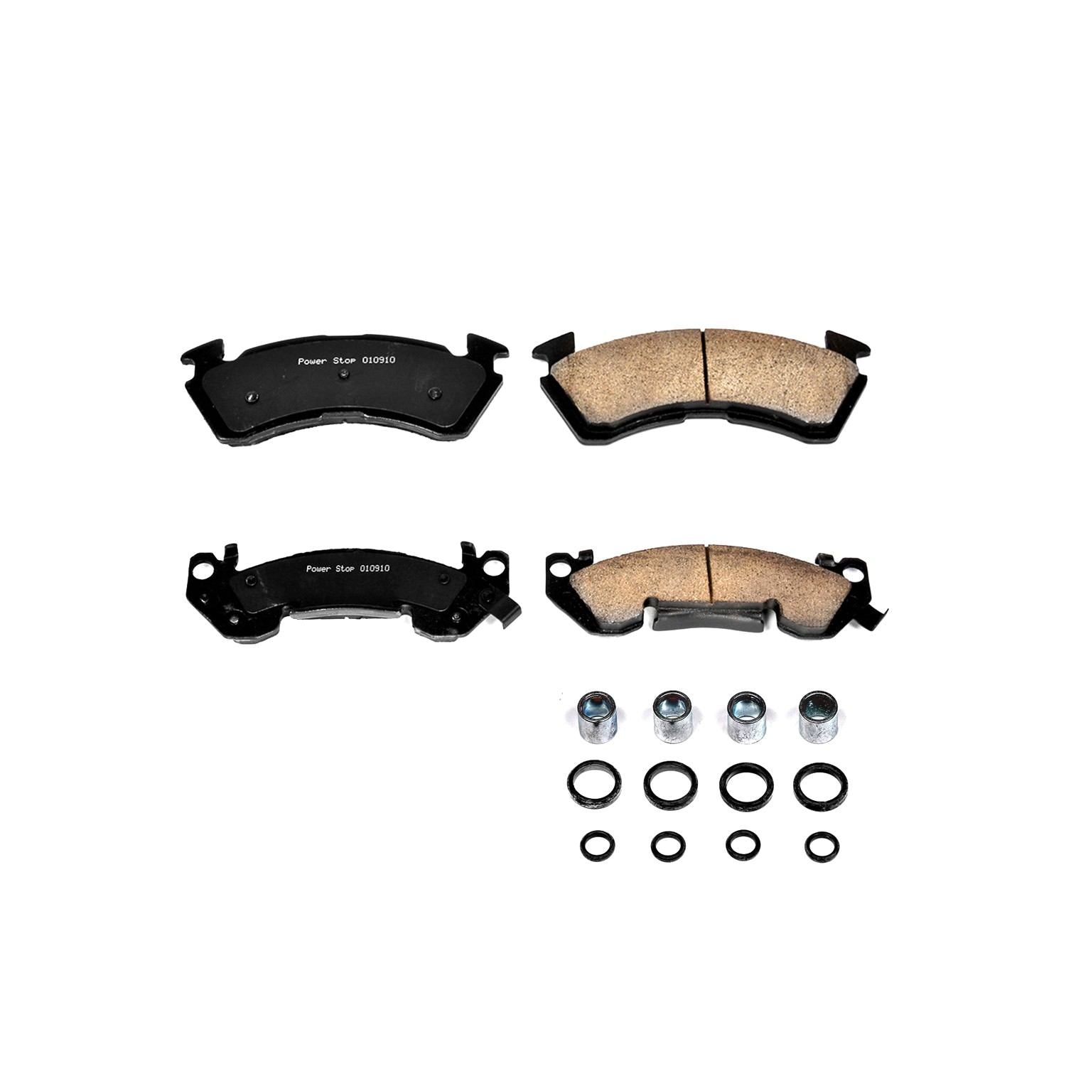 Power Stop 92-96 Buick Commercial Chassis Front Z17 Evolution Ceramic Brake Pads w/Hardware 17-614