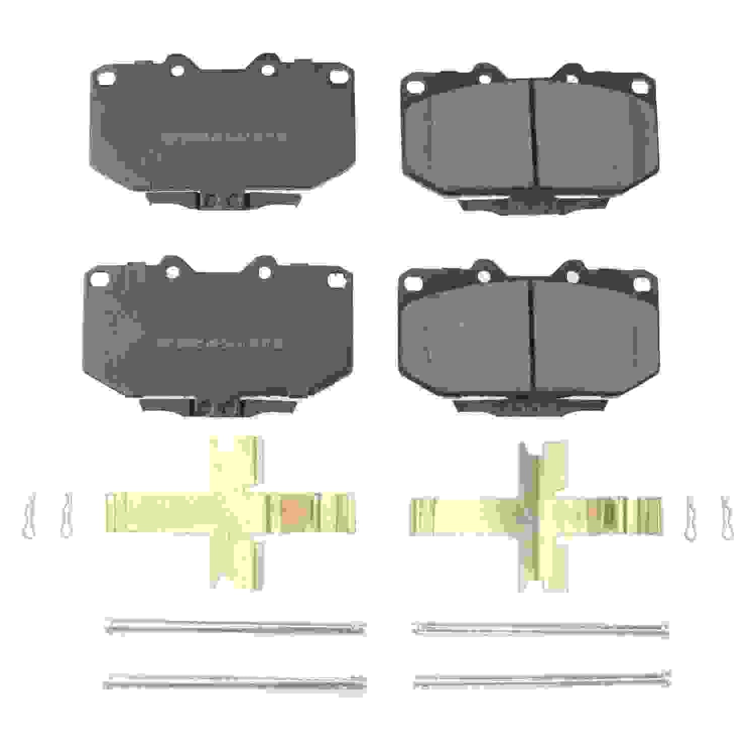 Power Stop 89-96 Nissan 300ZX Front Z17 Evolution Ceramic Brake Pads w/Hardware 17-647