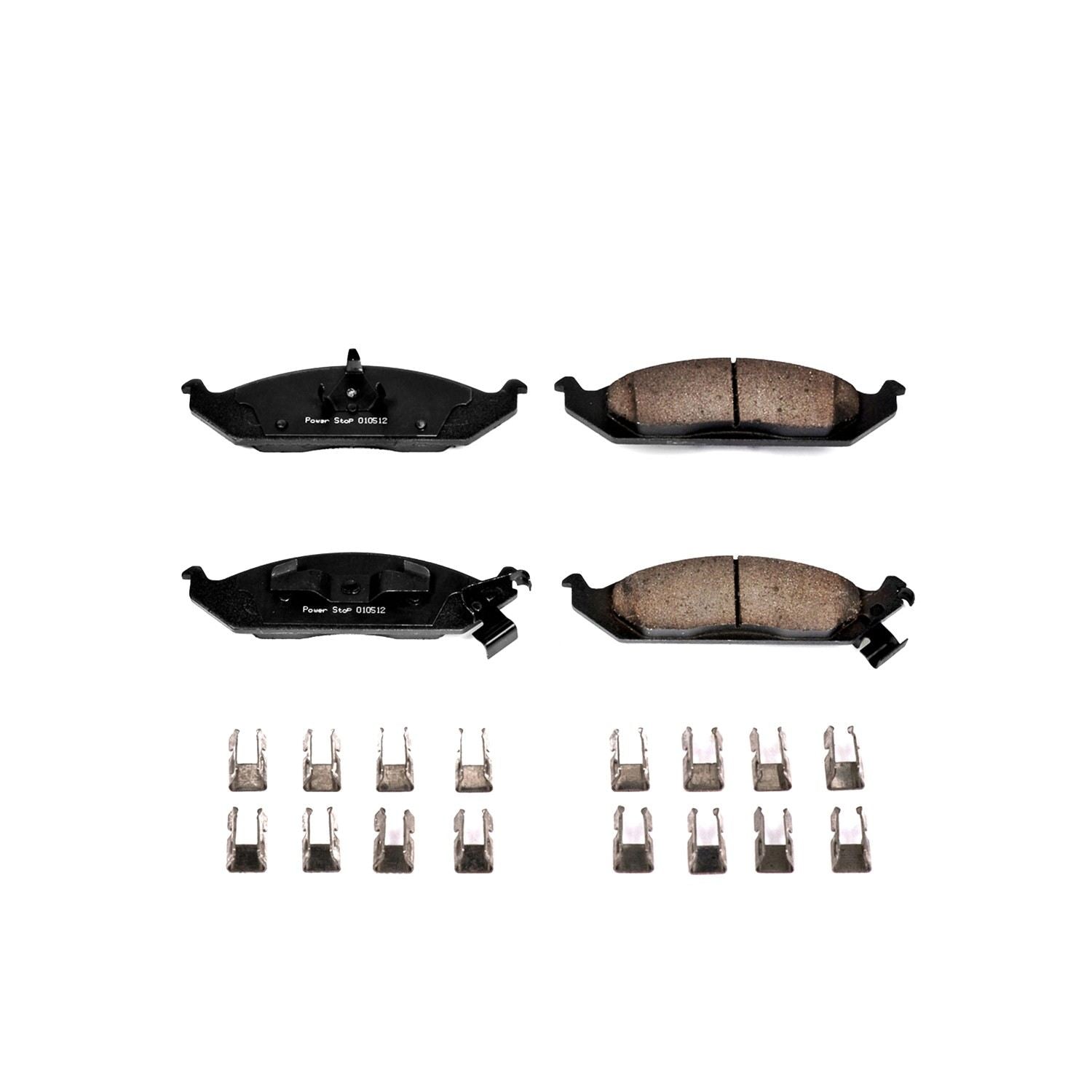 Power Stop 95-00 Chrysler Cirrus Front Z17 Evolution Ceramic Brake Pads w/Hardware 17-650