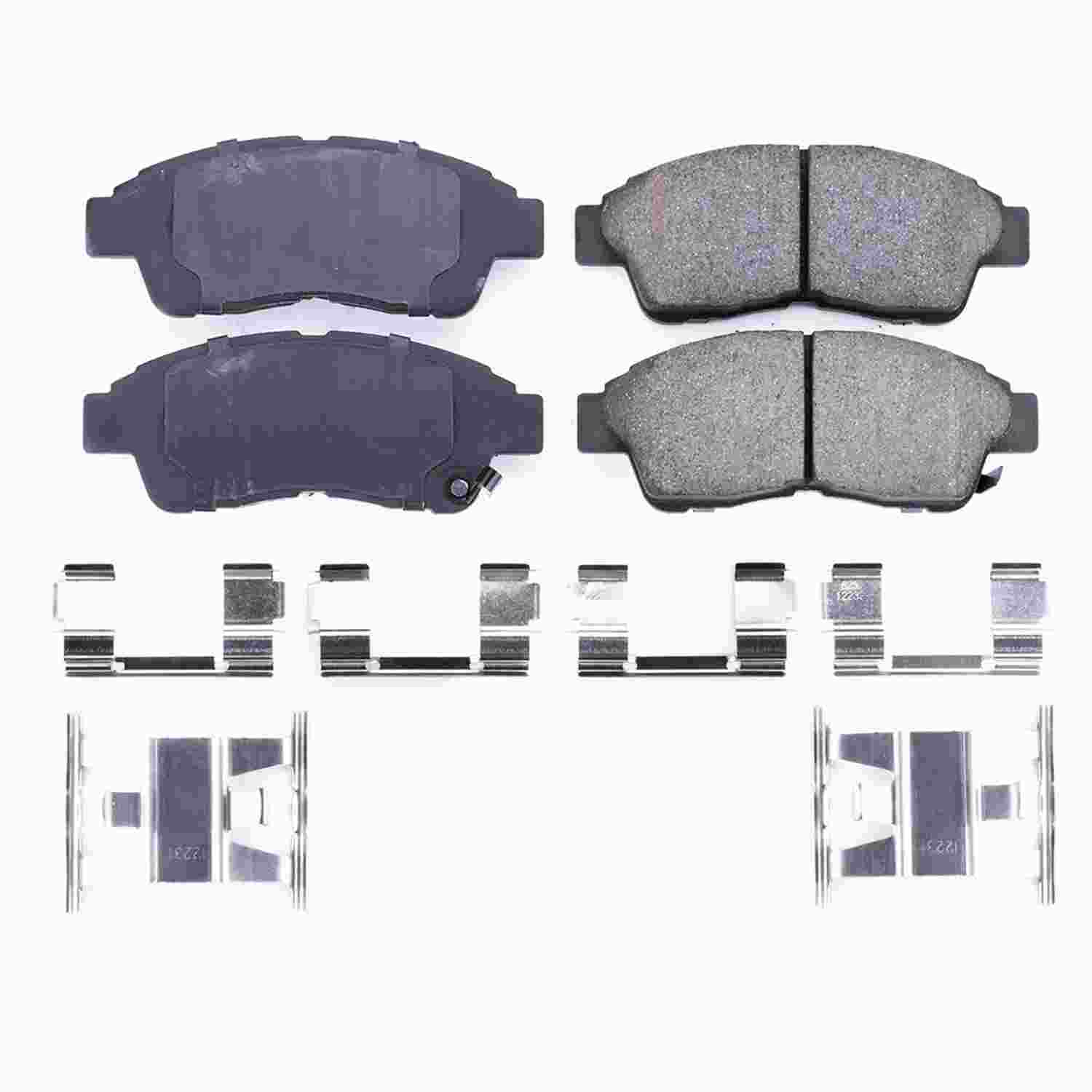 Power Stop 95-01 Ford Explorer Front Z17 Evolution Ceramic Brake Pads w/Hardware 17-652