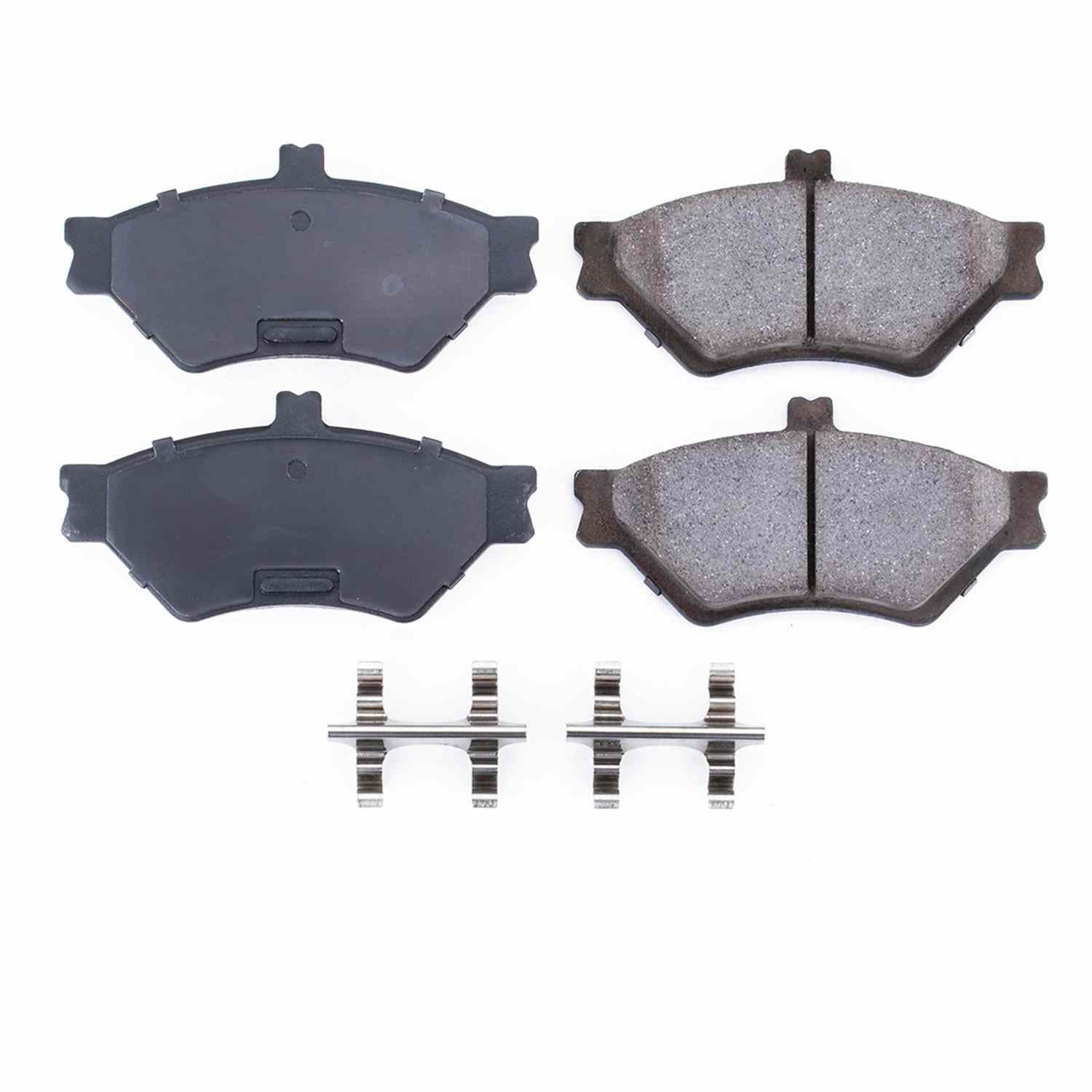 Power Stop 95-97 Ford Crown Victoria Front Z17 Evolution Ceramic Brake Pads w/Hardware 17-659