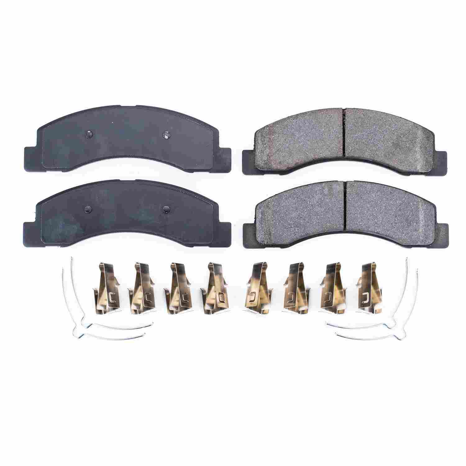 Power Stop 00-05 Ford Excursion Front Z17 Evolution Ceramic Brake Pads w/Hardware 17-756