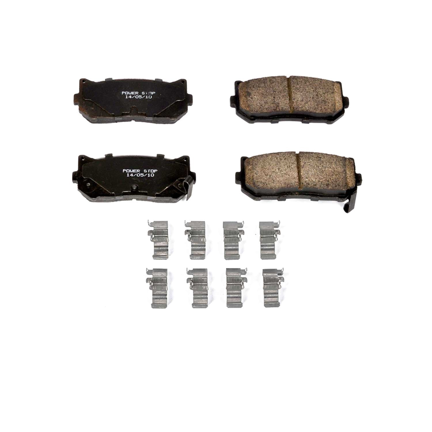 Power Stop 98-01 Kia Sephia Rear Z17 Evolution Ceramic Brake Pads w/Hardware 17-775