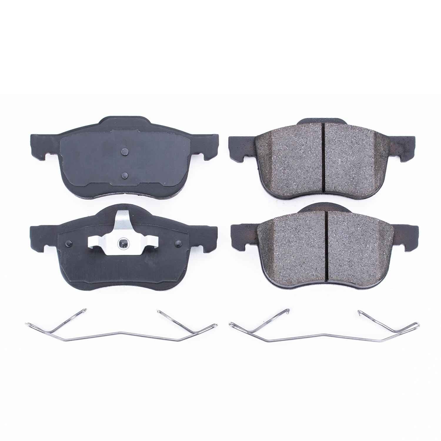 Power Stop 01-09 Volvo S60 Front Z17 Evolution Ceramic Brake Pads w/Hardware 17-794
