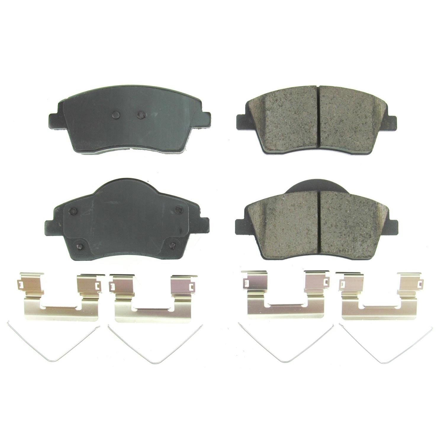 Power Stop 2019 Volvo XC40 Front Z17 Evolution Ceramic Brake Pads w/Hardware 17-8006