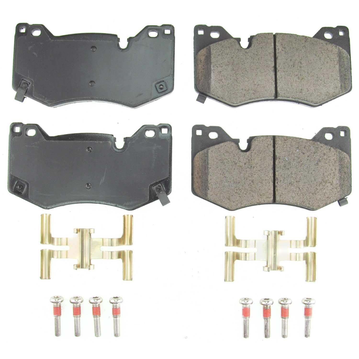 Power Stop 2020 Chevrolet Corvette Front Z17 Evolution Ceramic Brake Pads w/Hardware 17-8009