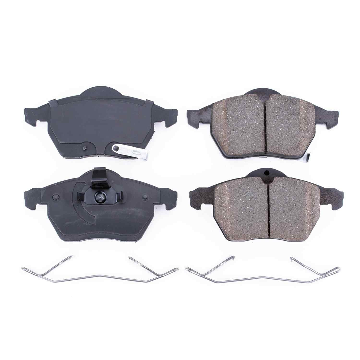 Power Stop 99-03 Saab 9-3 Front Z17 Evolution Ceramic Brake Pads w/Hardware 17-819