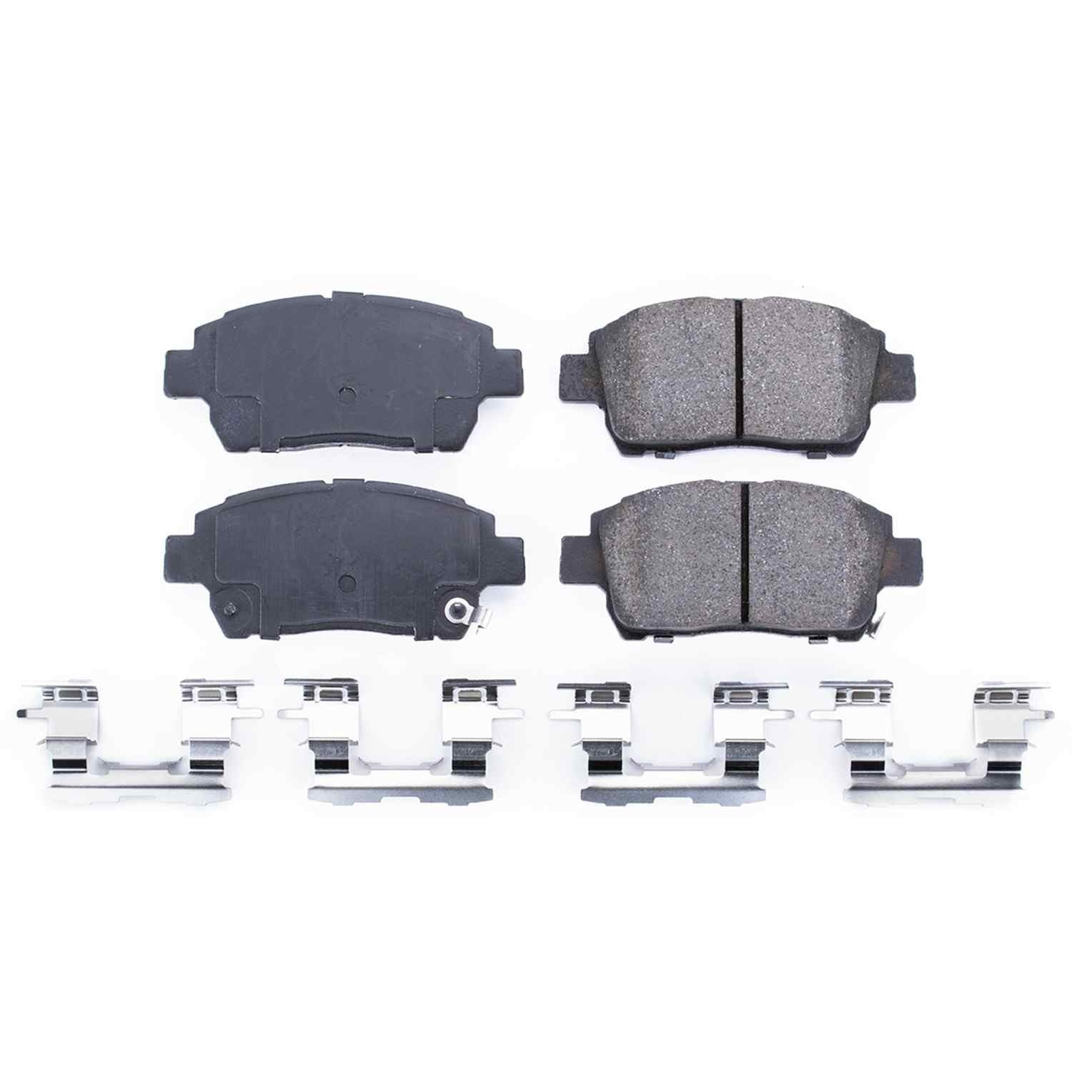 Power Stop 12-15 Scion iQ Front Z17 Evolution Ceramic Brake Pads w/Hardware 17-822