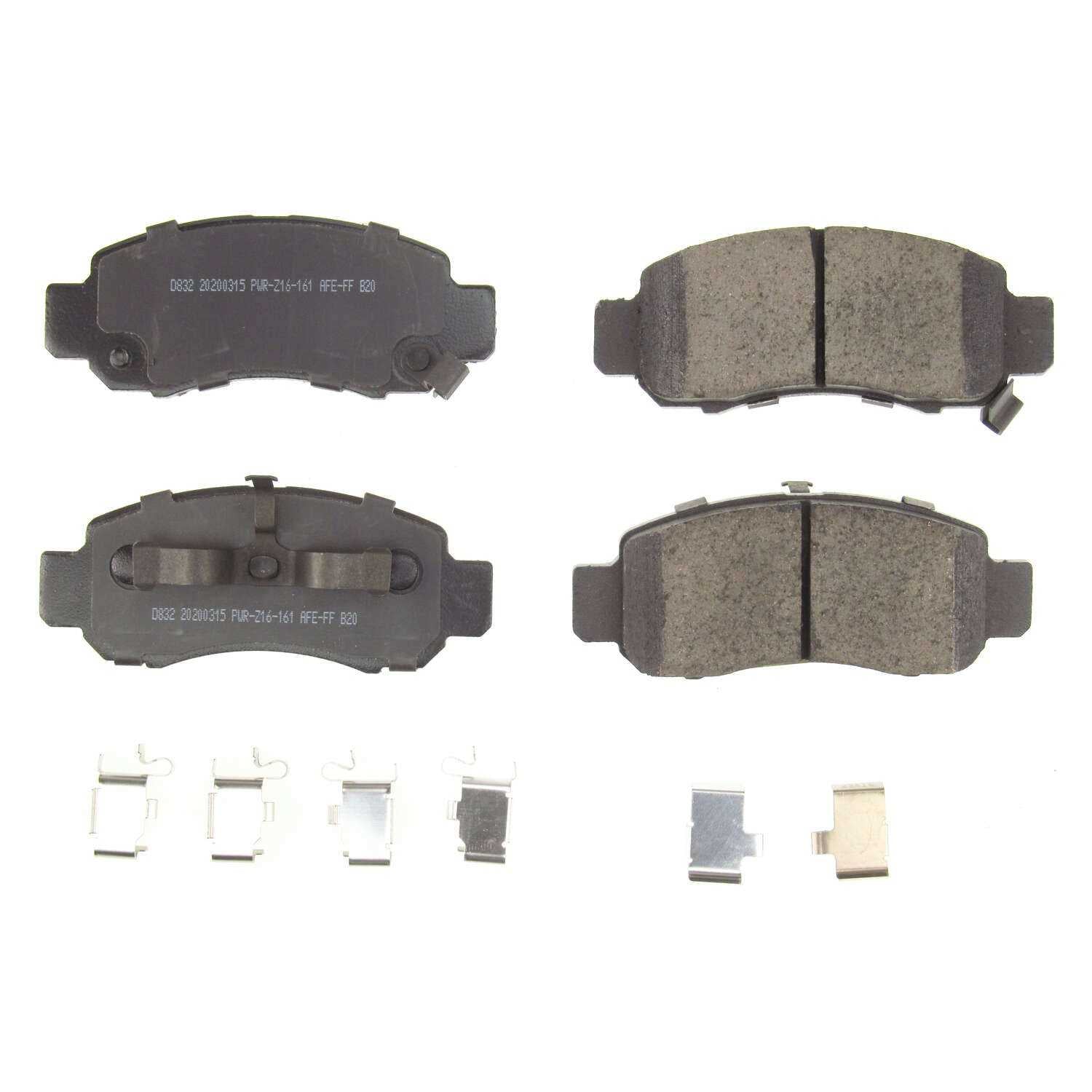 Power Stop 00-06 Honda Insight Front Z17 Evolution Ceramic Brake Pads w/Hardware 17-832