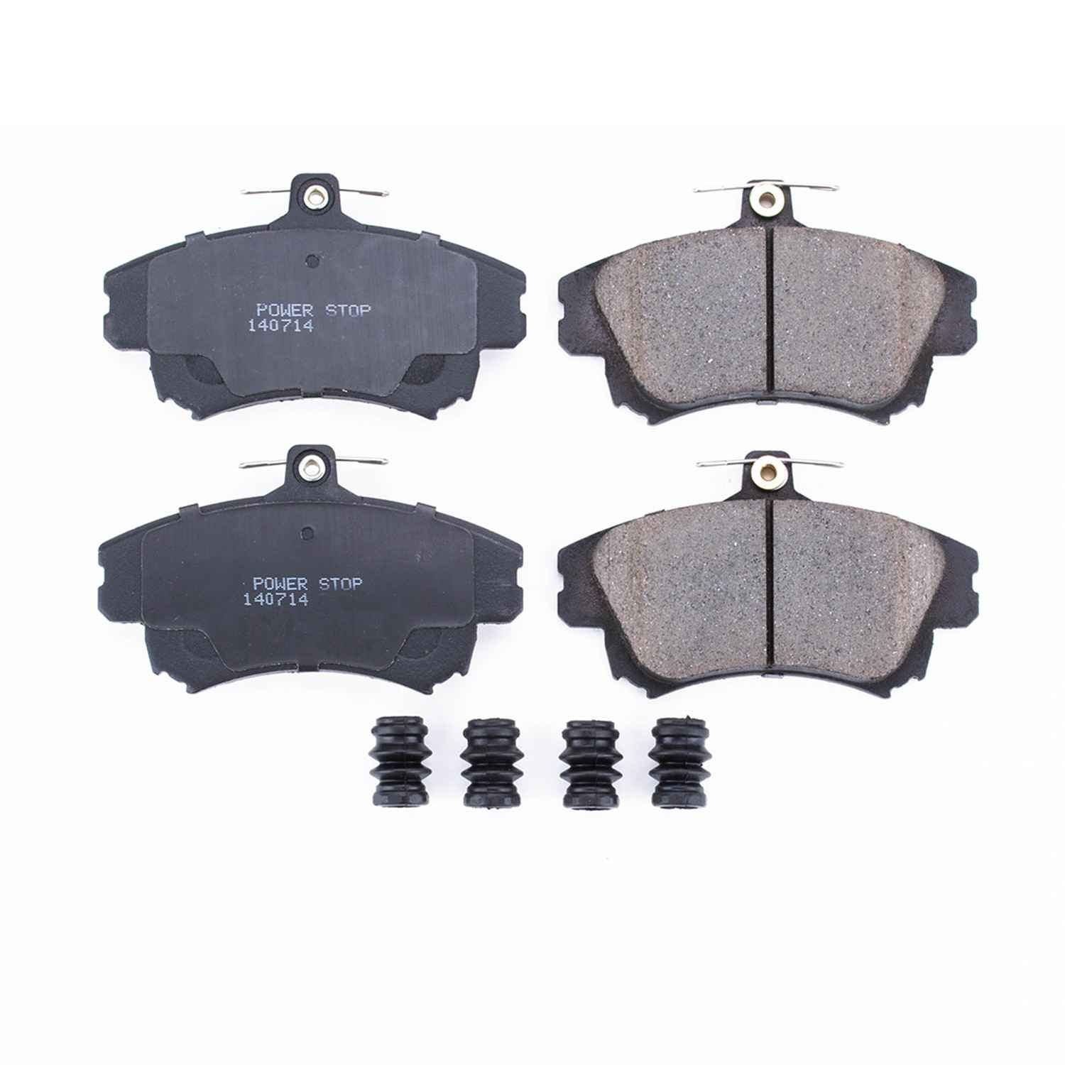 Power Stop 00-04 Volvo S40 Front Z17 Evolution Ceramic Brake Pads w/Hardware 17-837
