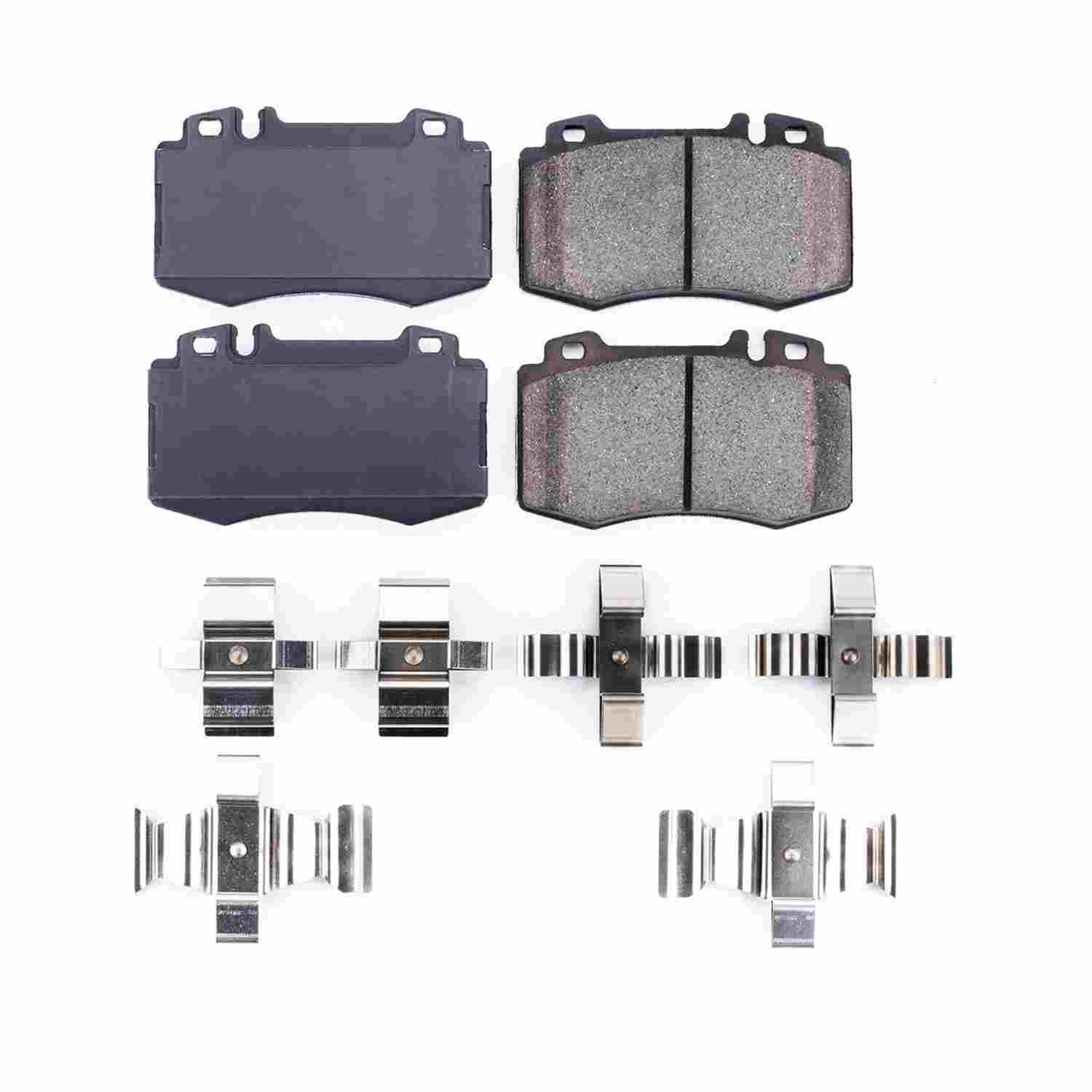 Power Stop 02-04 Mercedes-Benz C32 AMG Front Z17 Evolution Ceramic Brake Pads w/Hardware 17-847