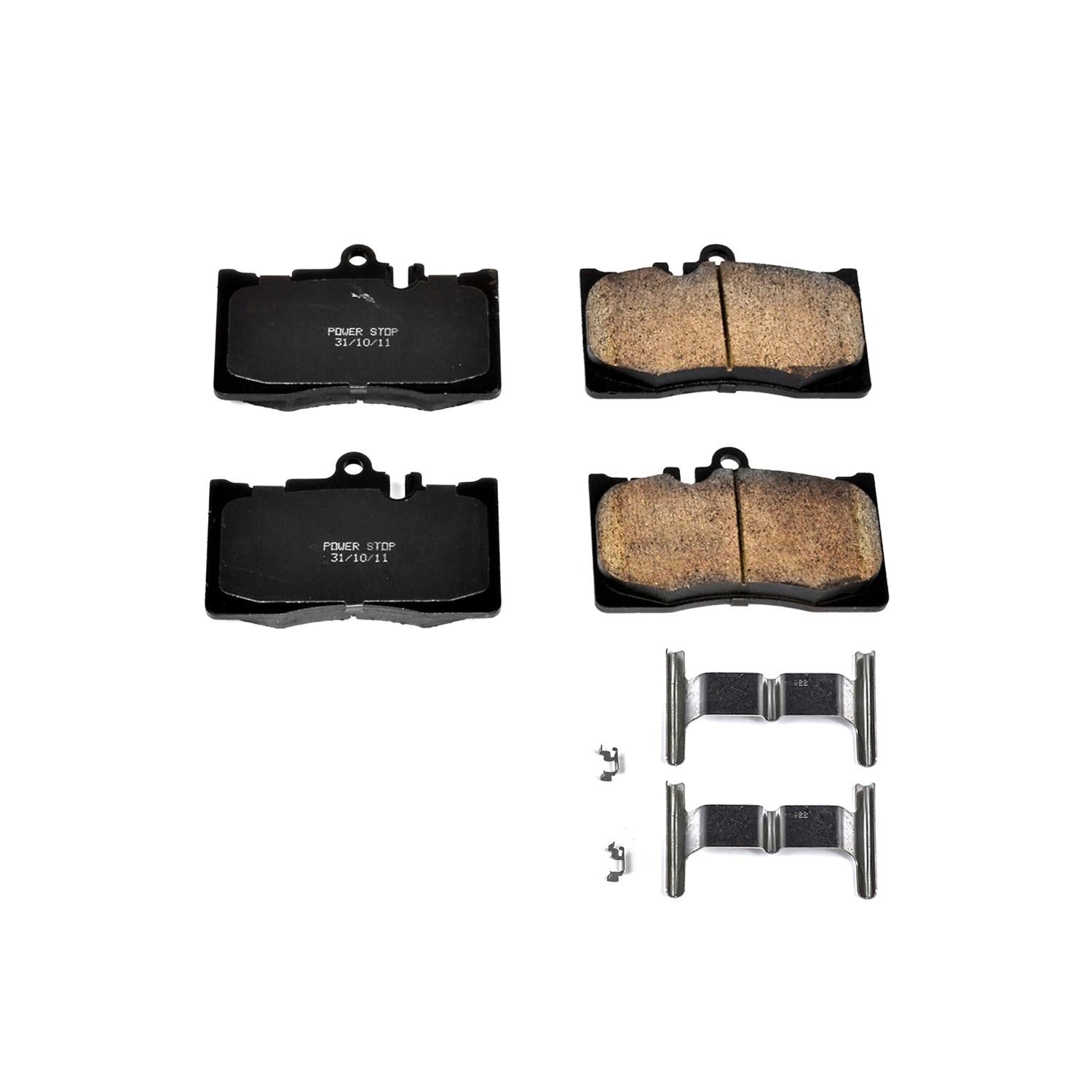 Power Stop 01-06 Lexus LS430 Front Z17 Evolution Ceramic Brake Pads w/Hardware 17-870