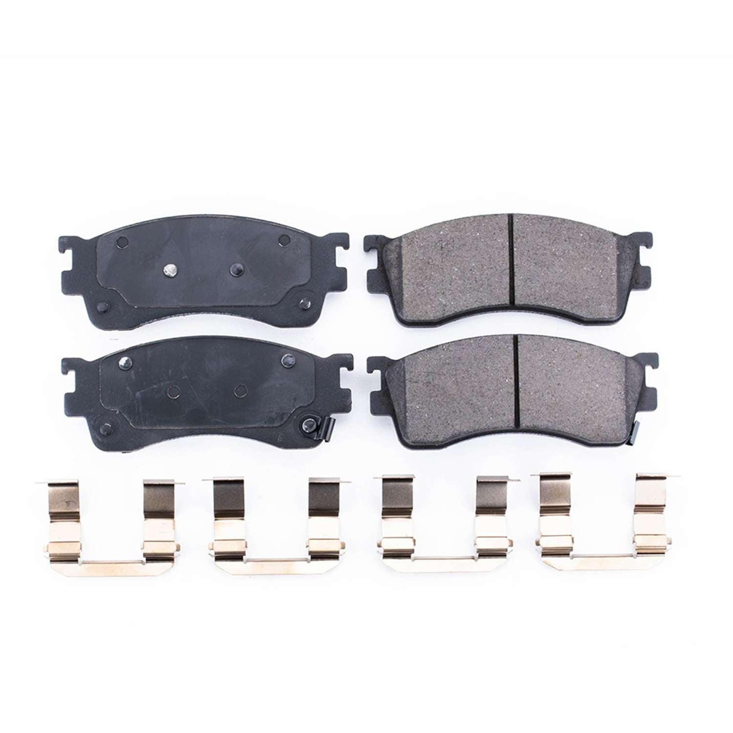Power Stop 01-02 Mazda Protege Front Z17 Evolution Ceramic Brake Pads w/Hardware 17-893