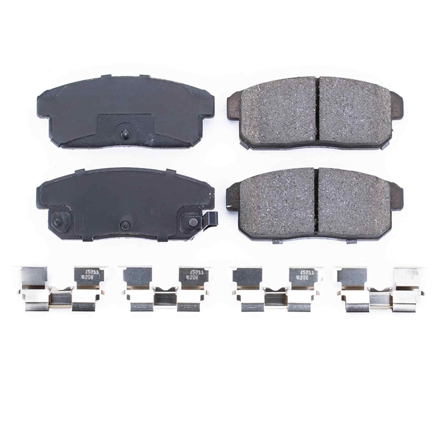 Power Stop 01-02 Infiniti G20 Rear Z17 Evolution Ceramic Brake Pads w/Hardware 17-900