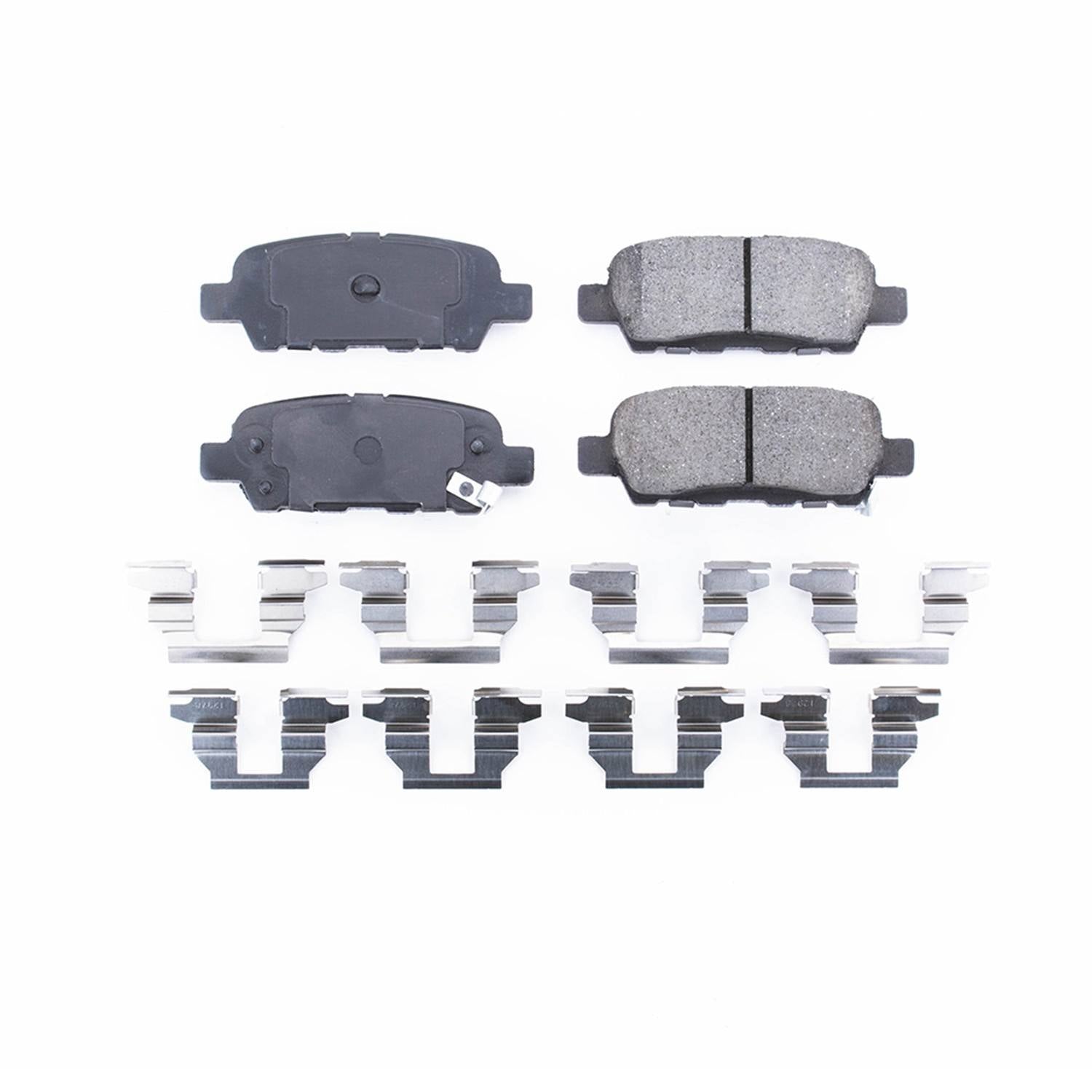 Power Stop 2013 Infiniti EX37 Rear Z17 Evolution Ceramic Brake Pads w/Hardware 17-905