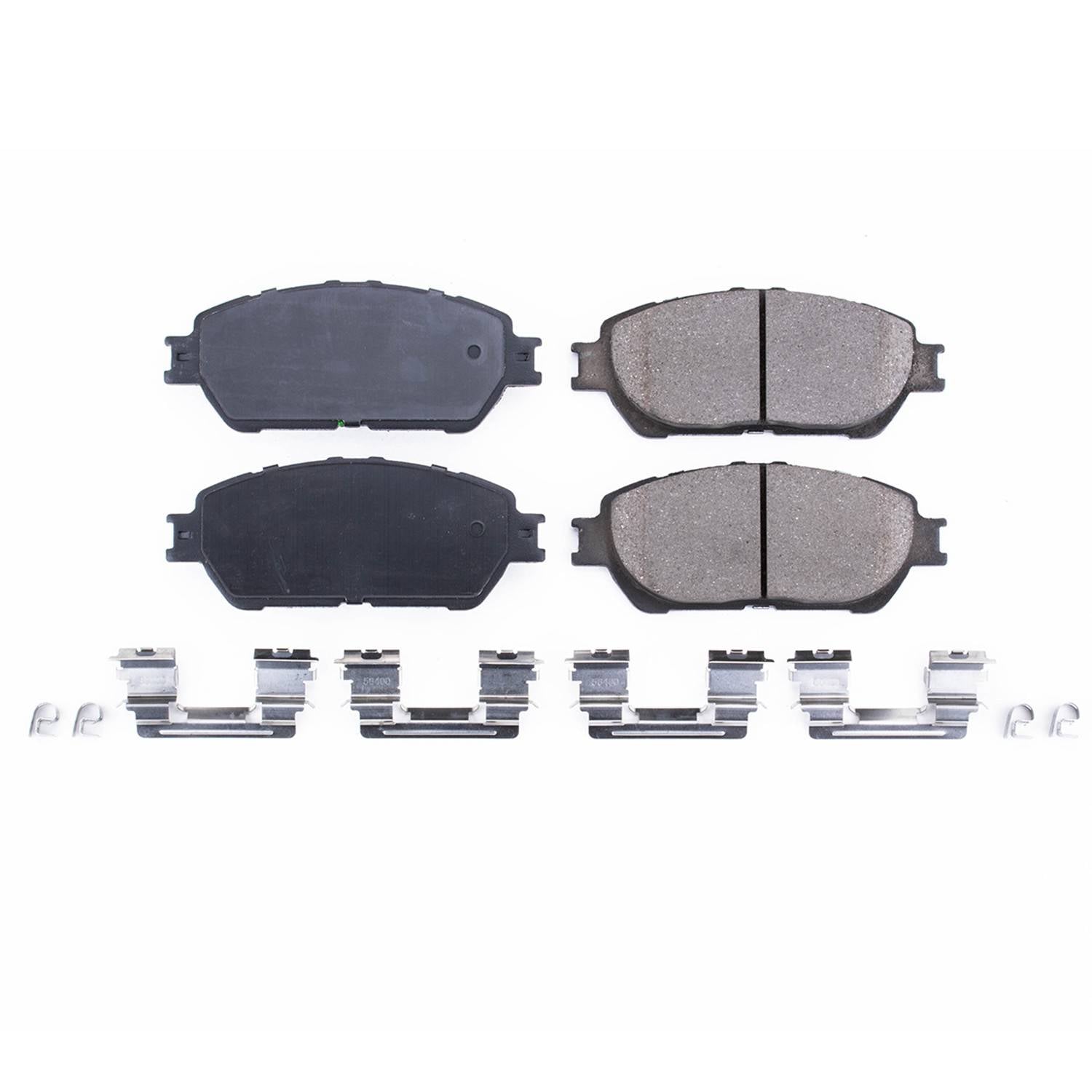 Power Stop 05-15 Toyota Tacoma Front Z17 Evolution Ceramic Brake Pads w/Hardware 17-906B