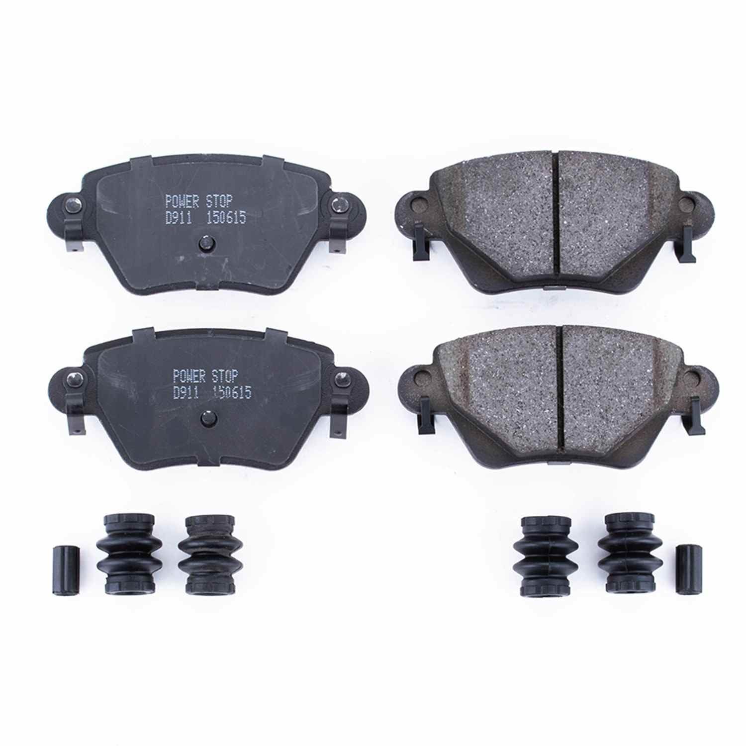 Power Stop 02-05 Jaguar X-Type Rear Z17 Evolution Ceramic Brake Pads w/Hardware 17-911
