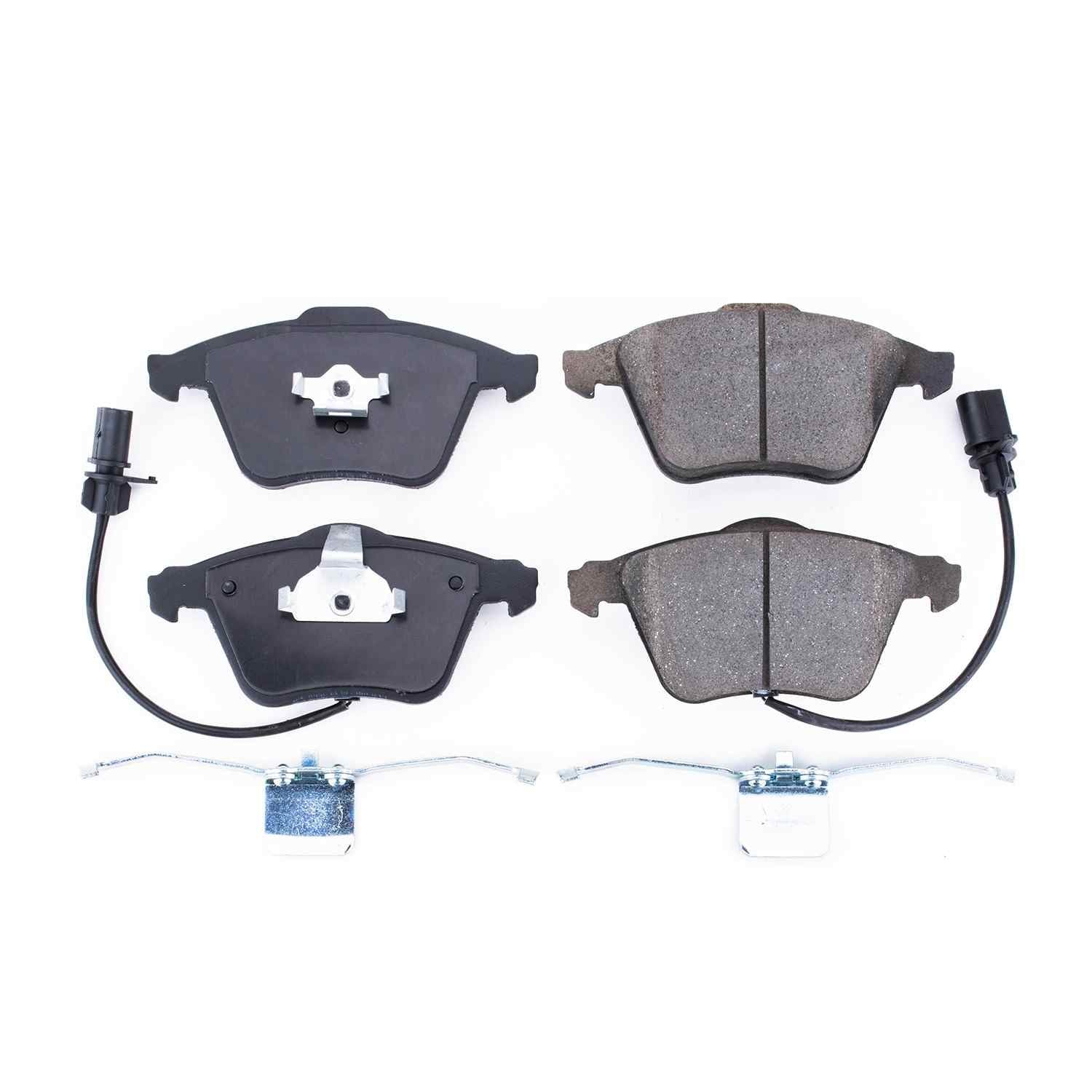 Power Stop 05-09 Audi A4 Front Z17 Evolution Ceramic Brake Pads w/Hardware 17-915A