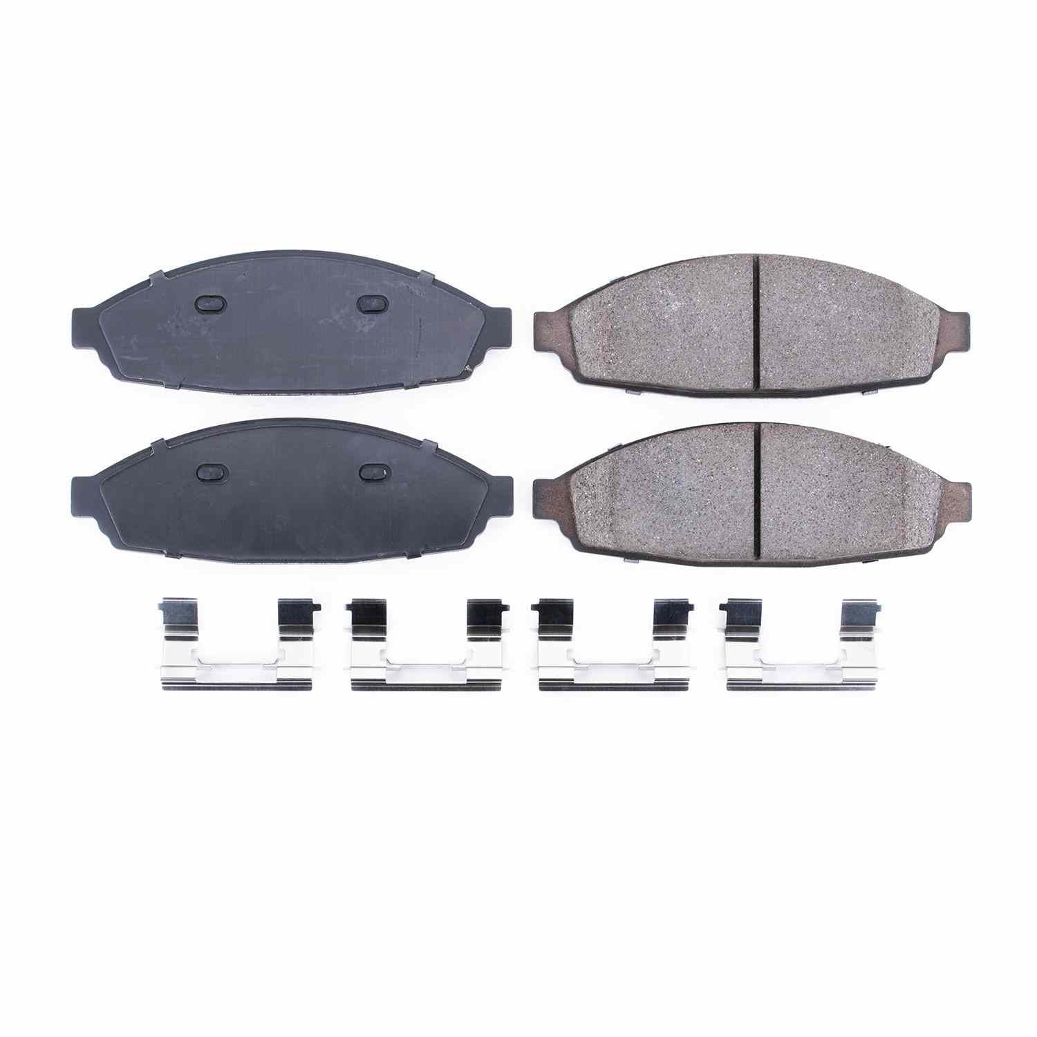 Power Stop 03-11 Ford Crown Victoria Front Z17 Evolution Ceramic Brake Pads w/Hardware 17-931