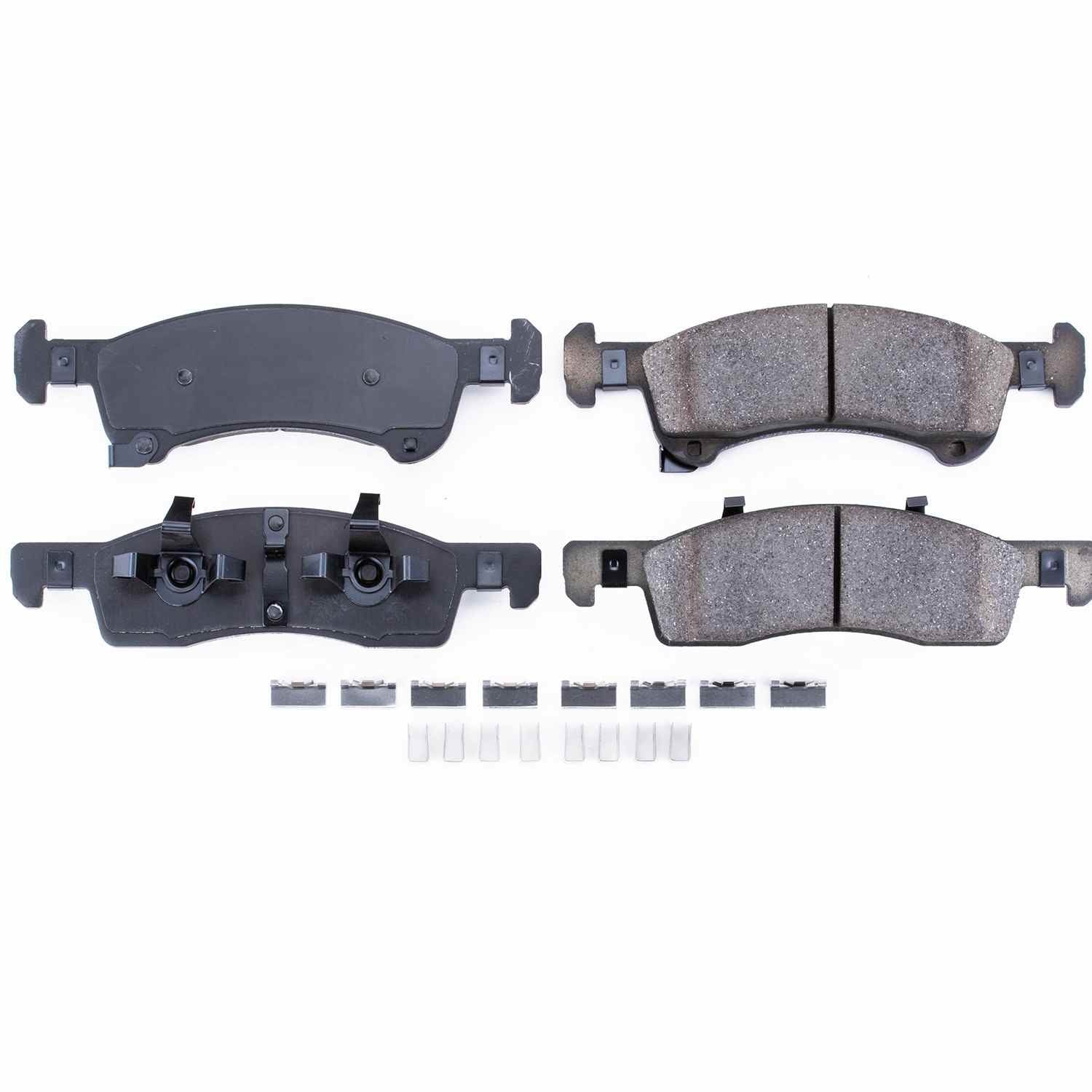 Power Stop 03-06 Ford Expedition Front Z17 Evolution Ceramic Brake Pads w/Hardware 17-934