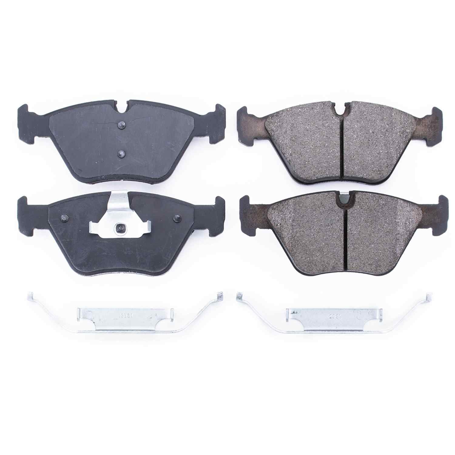 Power Stop 01-06 BMW 330Ci Front Z17 Evolution Ceramic Brake Pads w/Hardware 17-946