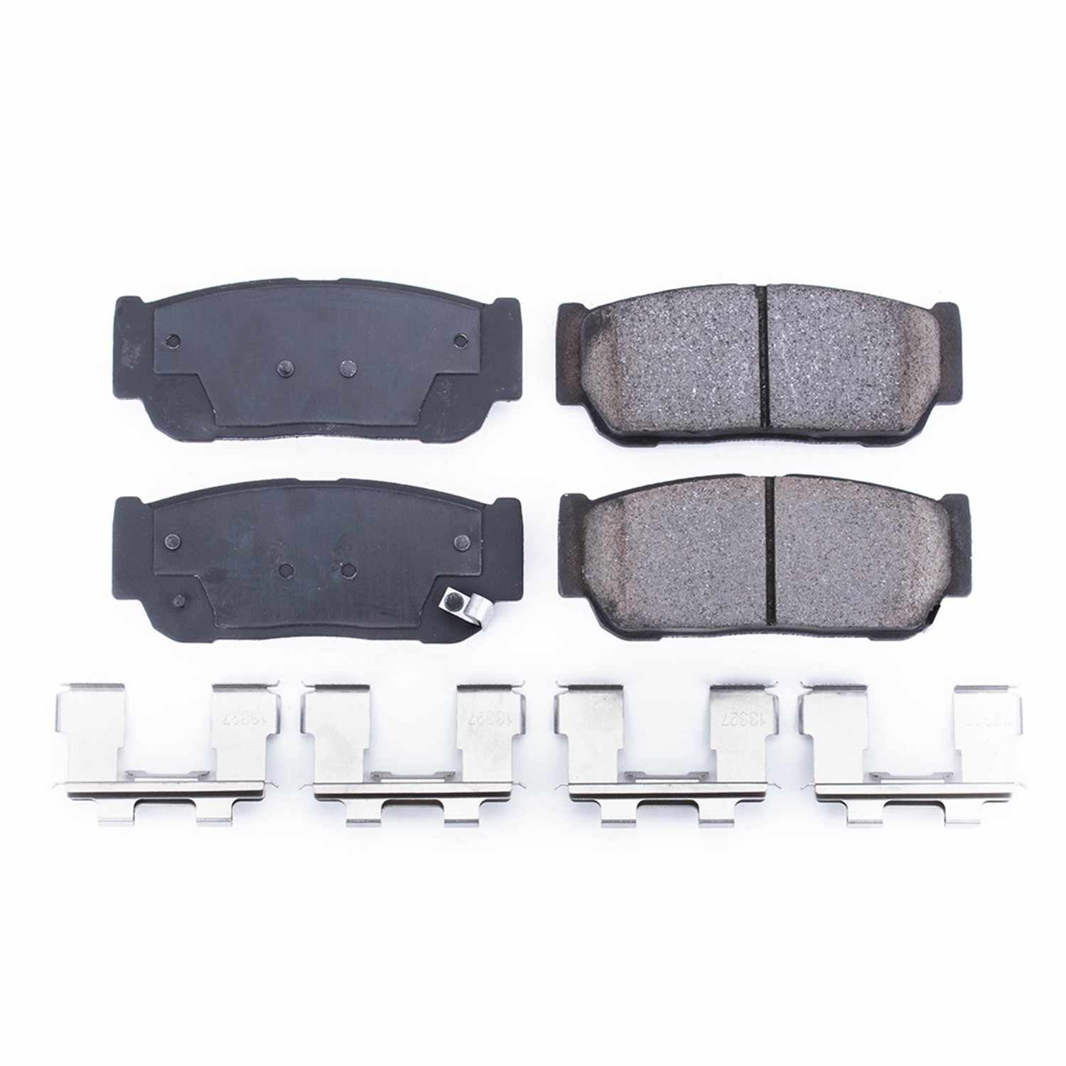 Power Stop 2007 Hyundai Entourage Rear Z17 Evolution Ceramic Brake Pads w/Hardware 17-954