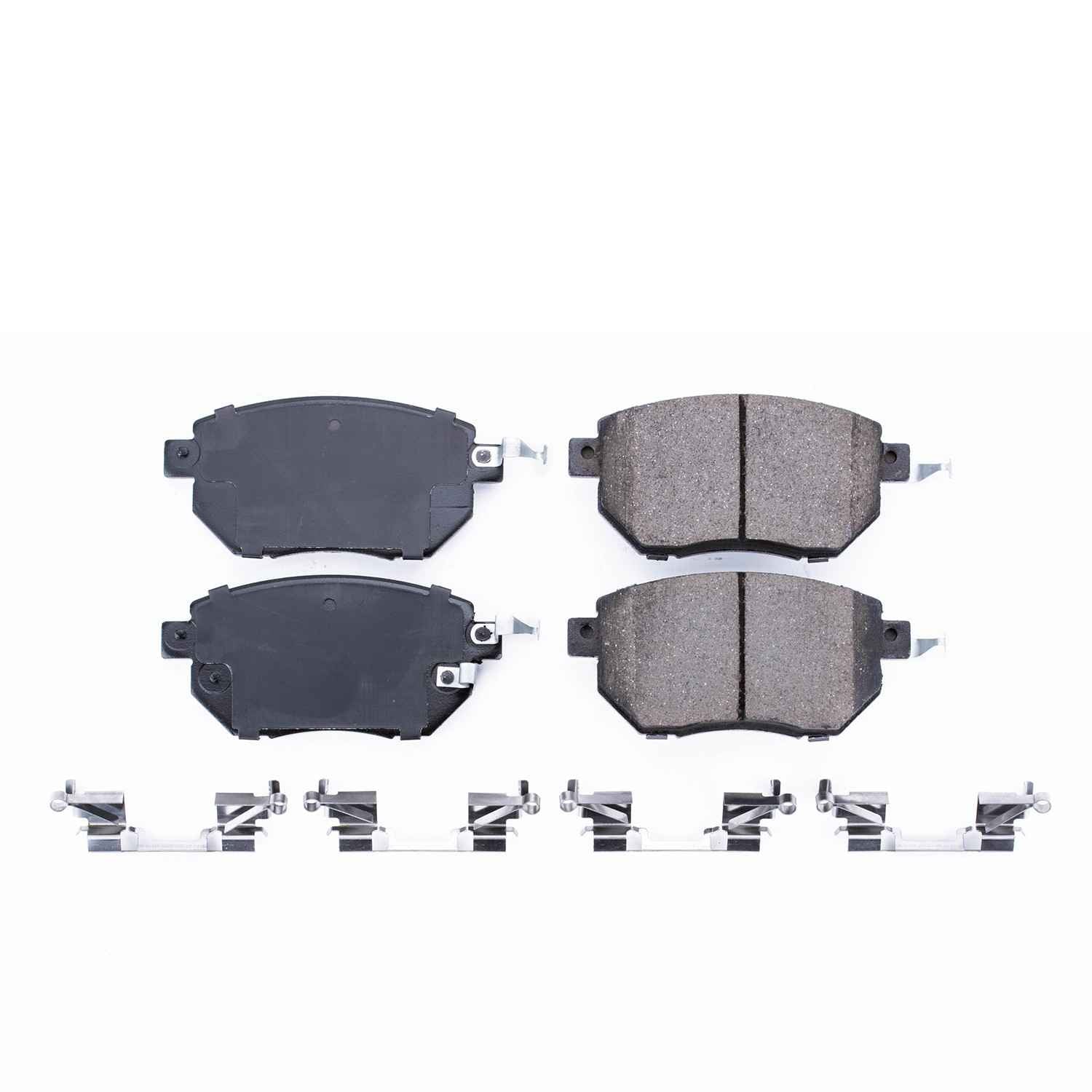 Power Stop 03-06 Infiniti FX35 Front Z17 Evolution Ceramic Brake Pads w/Hardware 17-969
