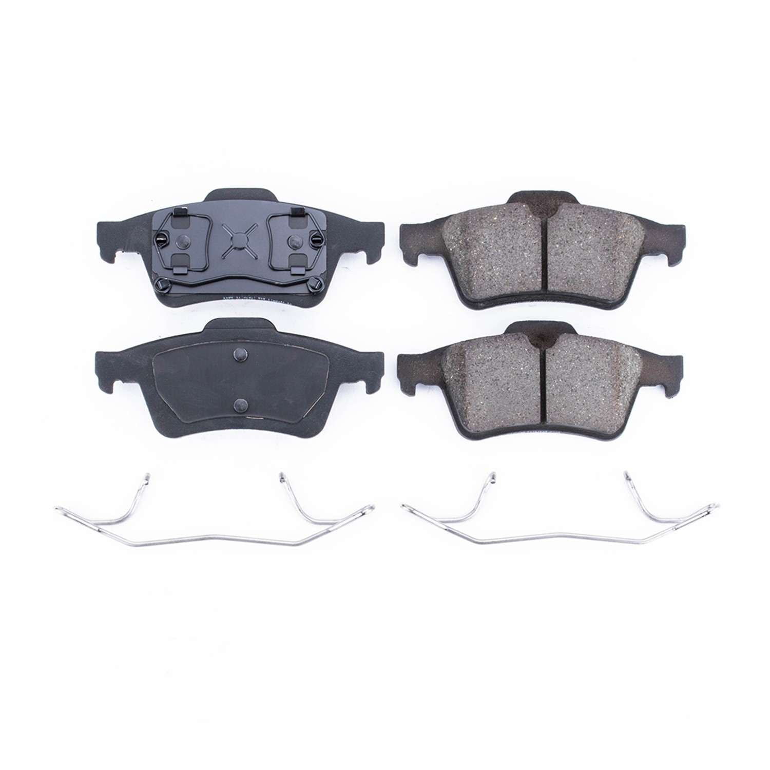 Power Stop 04-05 Mazda 3 Rear Z17 Evolution Ceramic Brake Pads w/Hardware 17-973