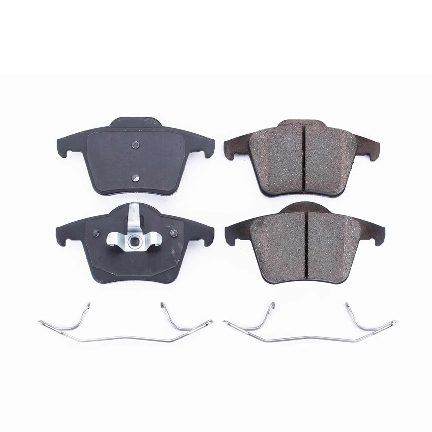 Power Stop 03-14 Volvo XC90 Rear Z17 Evolution Ceramic Brake Pads w/Hardware 17-980