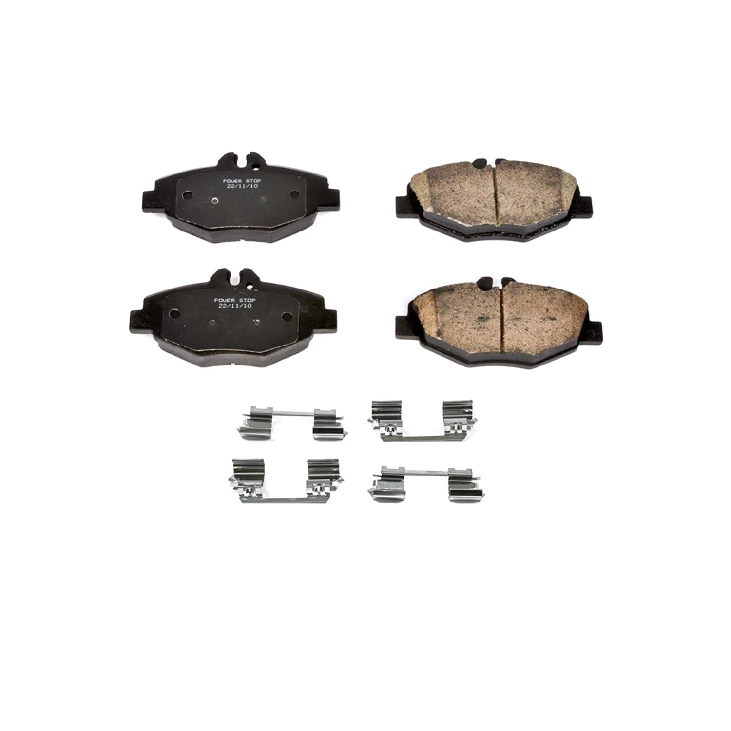 Power Stop 03-09 Mercedes-Benz E320 Front Z17 Evolution Ceramic Brake Pads w/Hardware 17-987