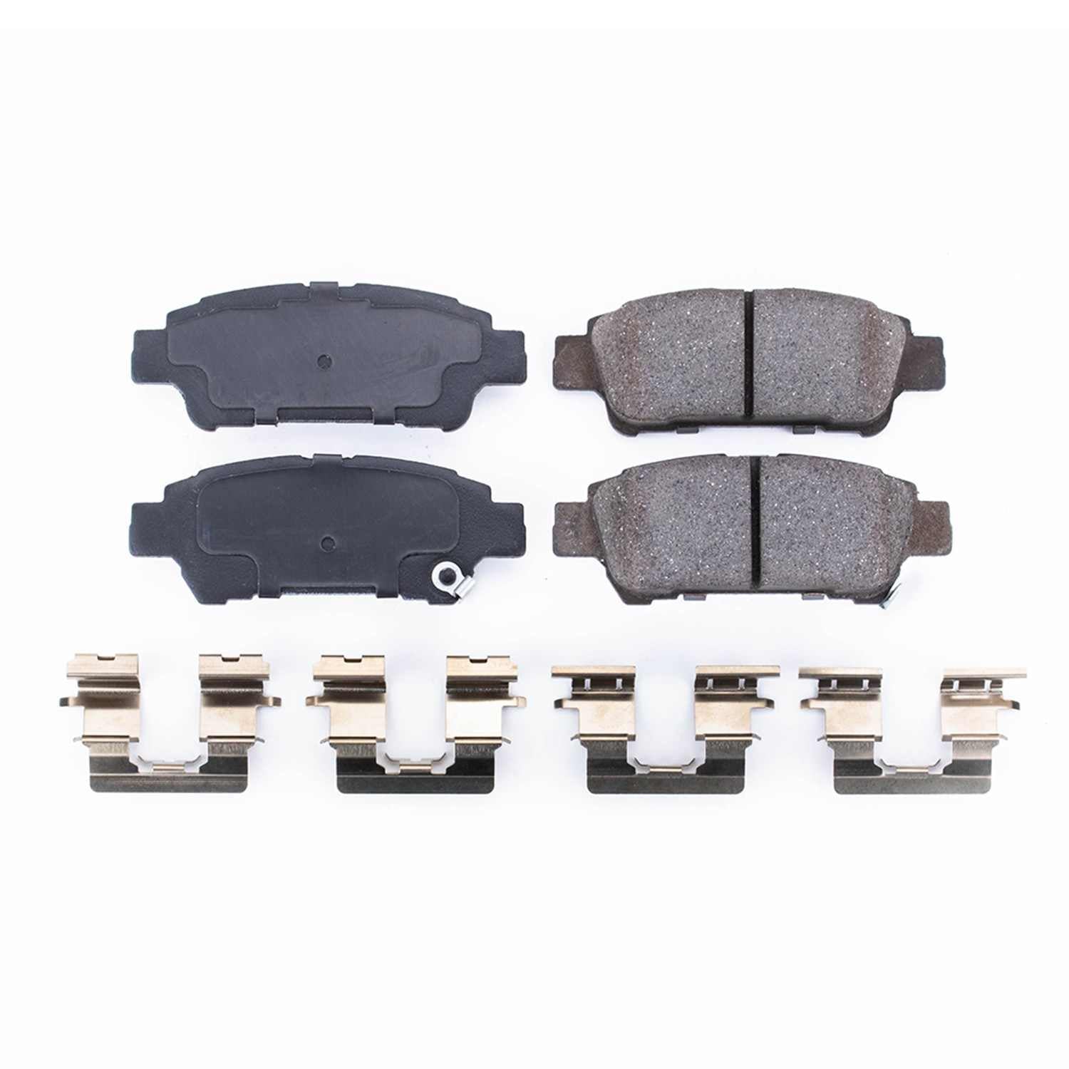 Power Stop 04-10 Toyota Sienna Rear Z17 Evolution Ceramic Brake Pads w/Hardware 17-995