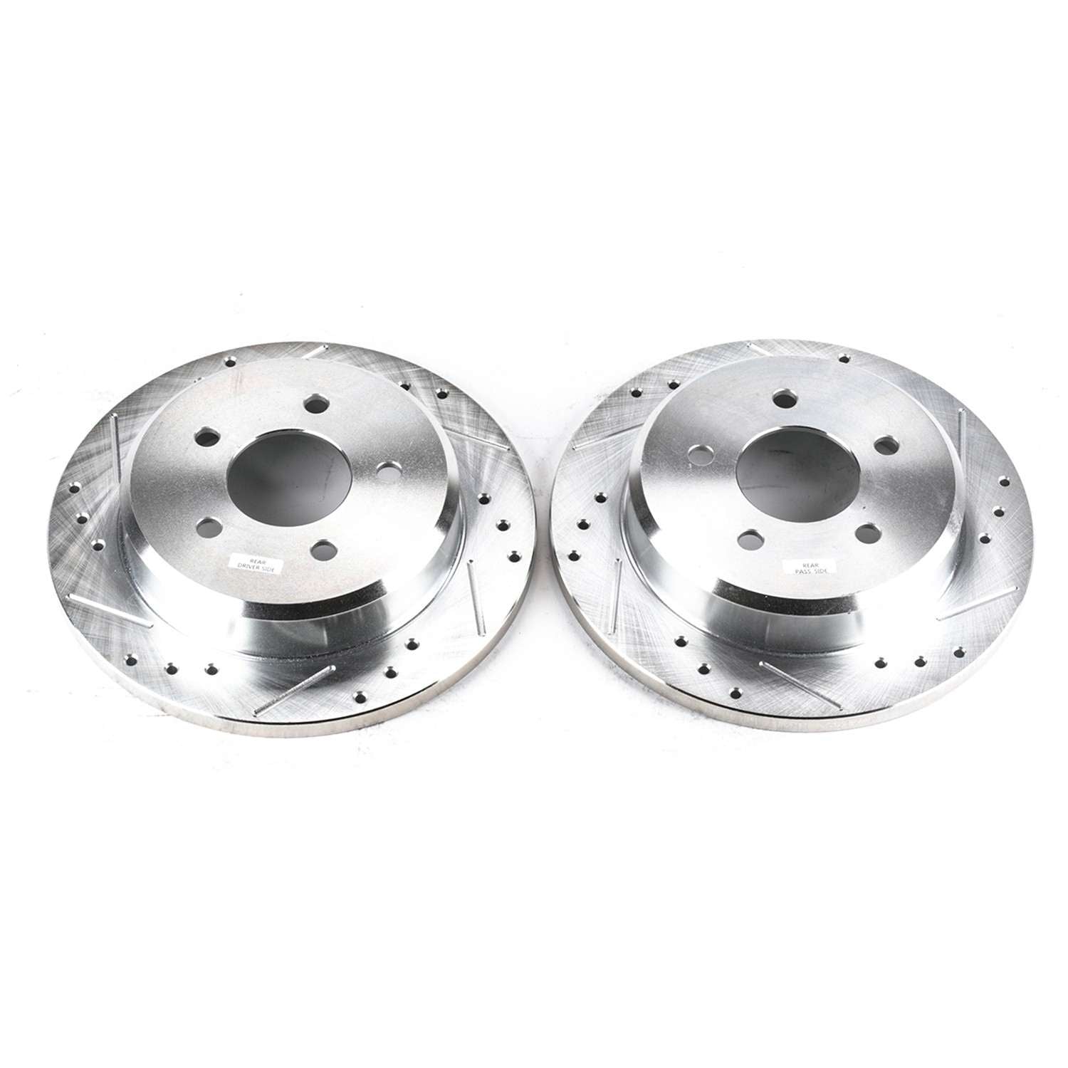 PowerStop Power Stop 1993 Ford Mustang Front Evolution Drilled & Slotted Rotors - Pair AR8154XPR
