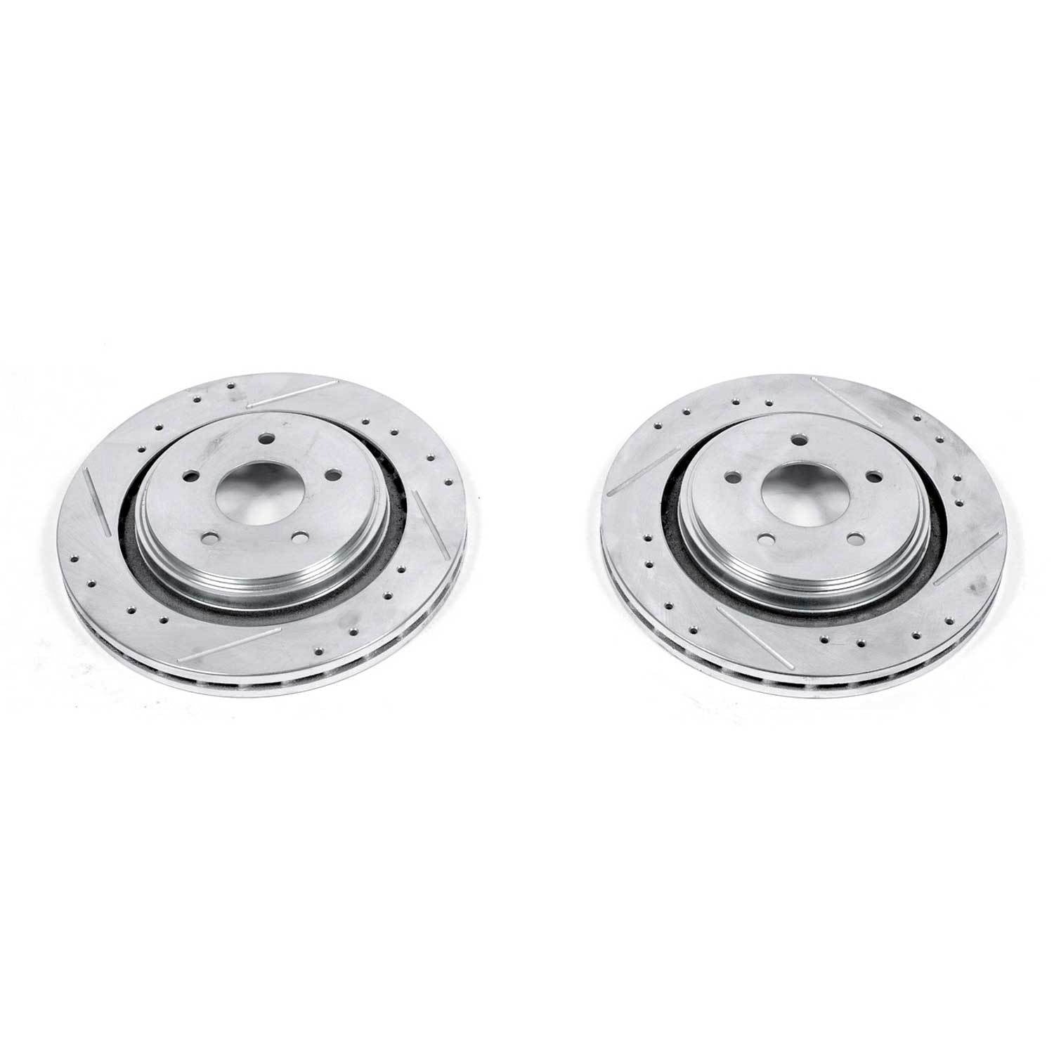 PowerStop Power Stop 06-09 Cadillac XLR Rear Evolution Drilled & Slotted Rotors - Pair AR82115XPR